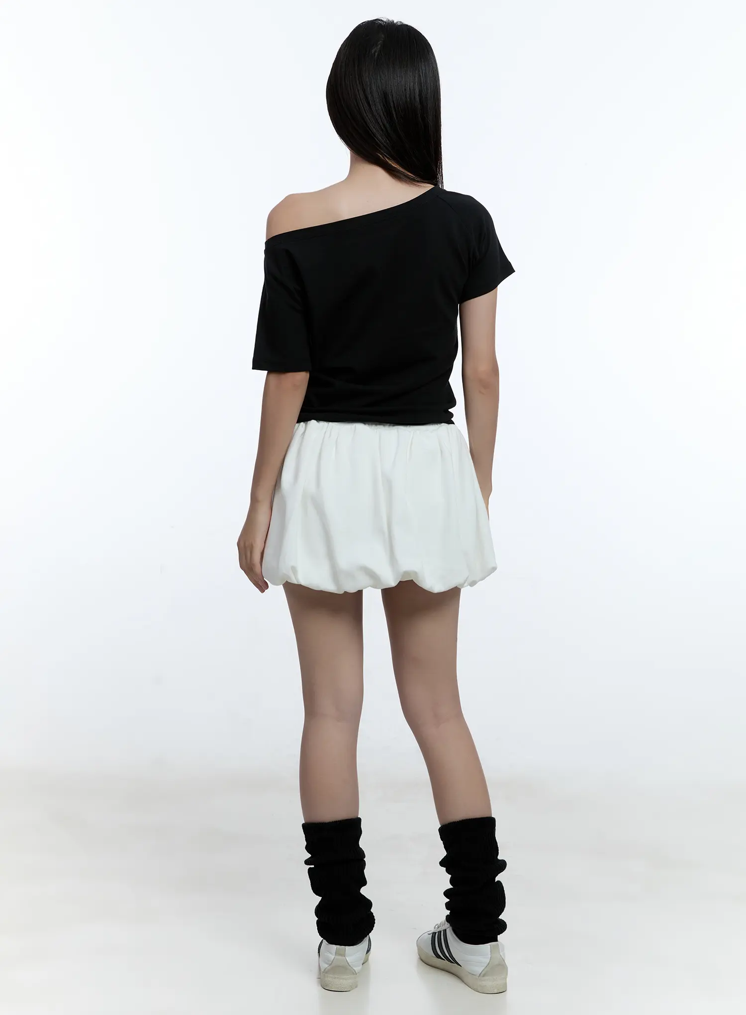 Adjustable Balloon Mini Skirt CU526 - Image 4