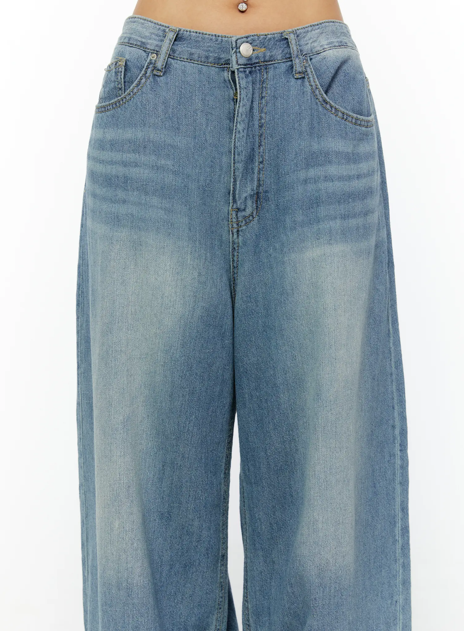 Aela Summer Wide Leg Jeans CY521 - Image 3