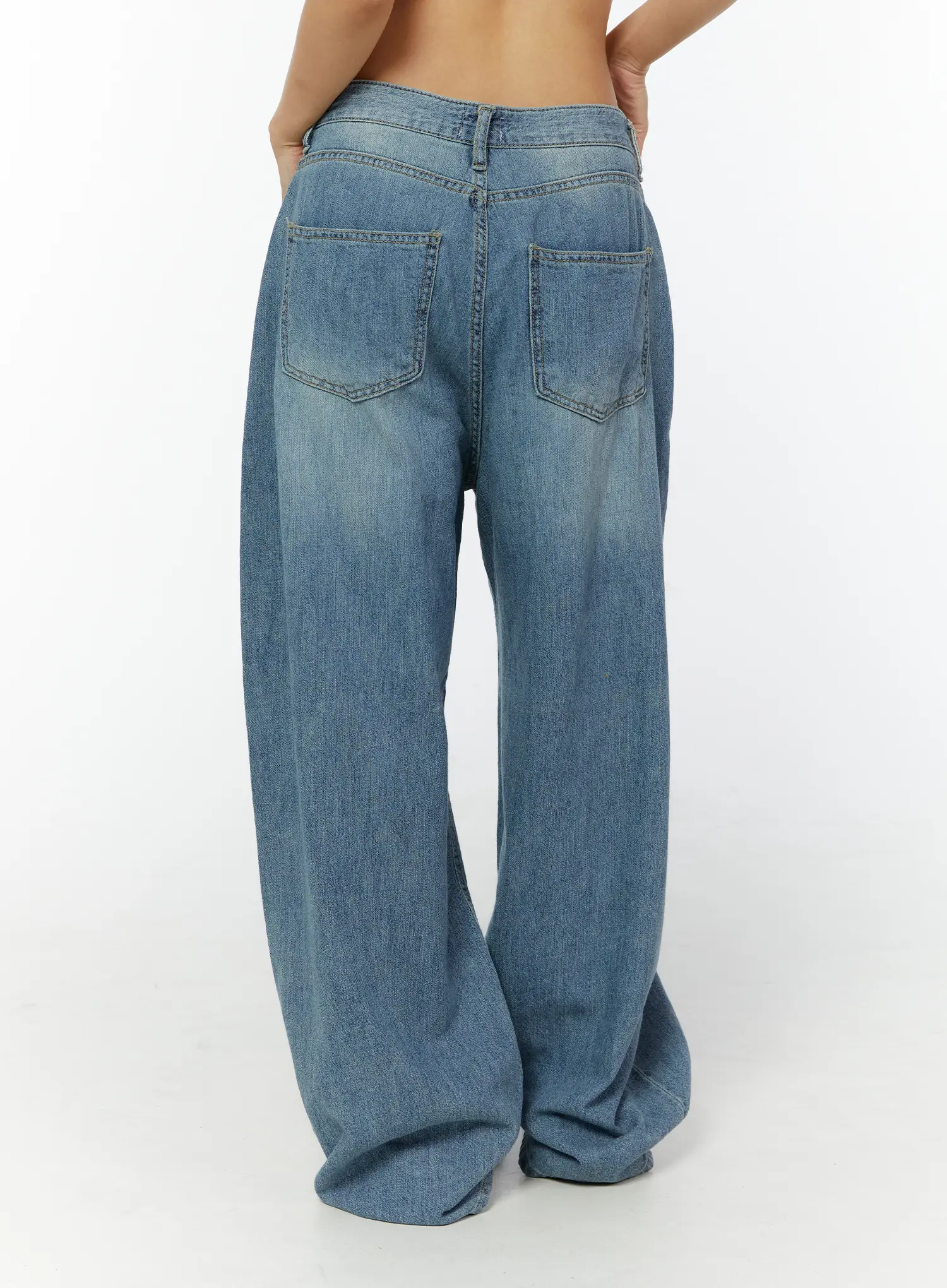 Aela Summer Wide Leg Jeans CY521 - Image 6