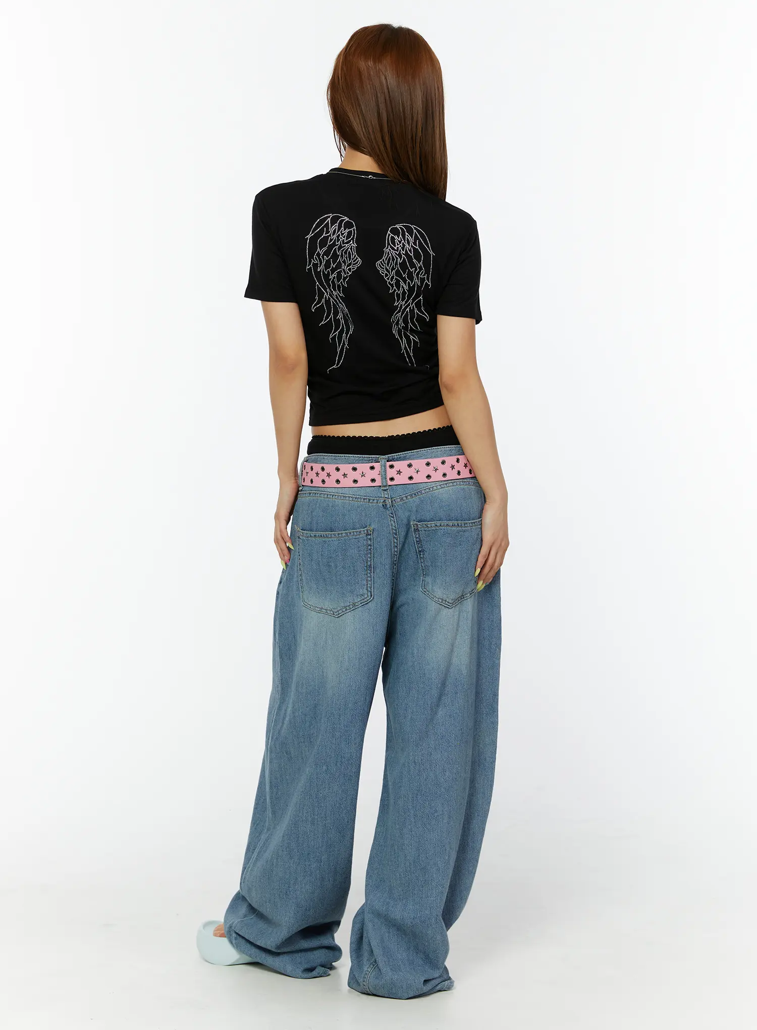 Aela Summer Wide Leg Jeans CY521 - Image 7