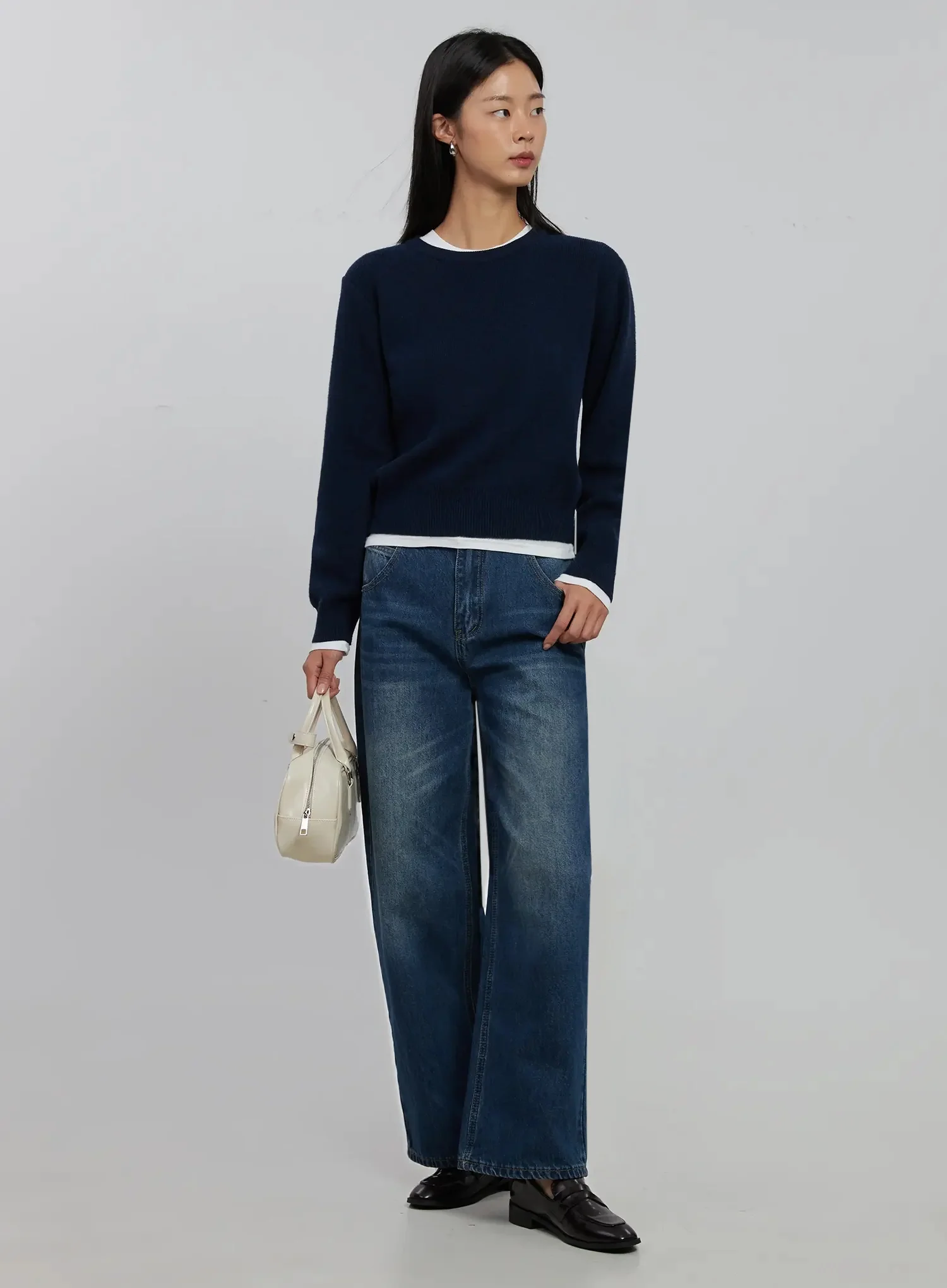 Alaina Wide Leg Jeans IJ508 - Image 12