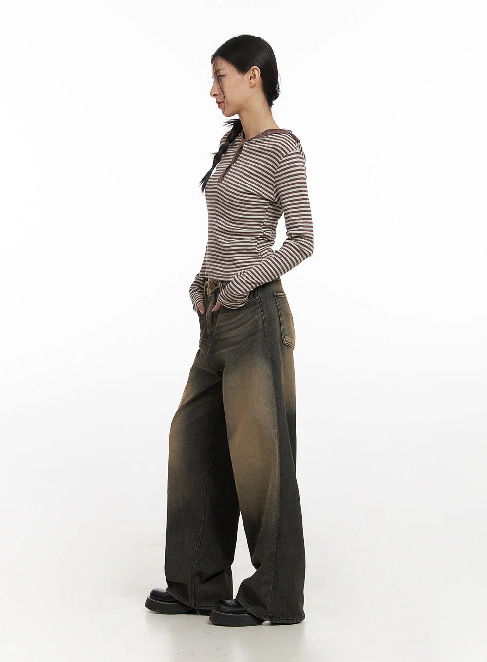 Alexa ComfyChic Washed Jeans CN428 - Image 3