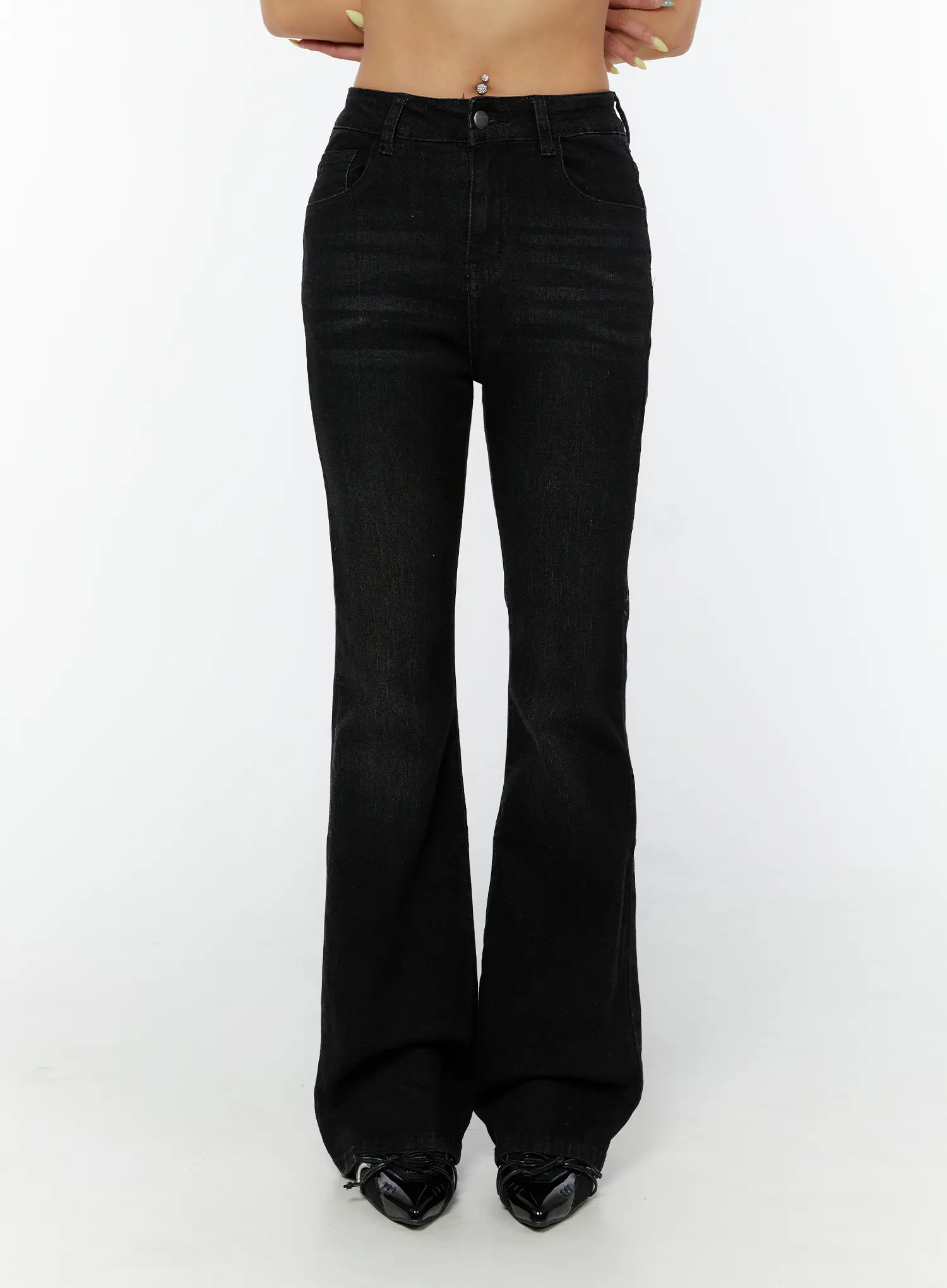 Alfie Hip-Pad Bootcut Jeans CY520 - Image 8