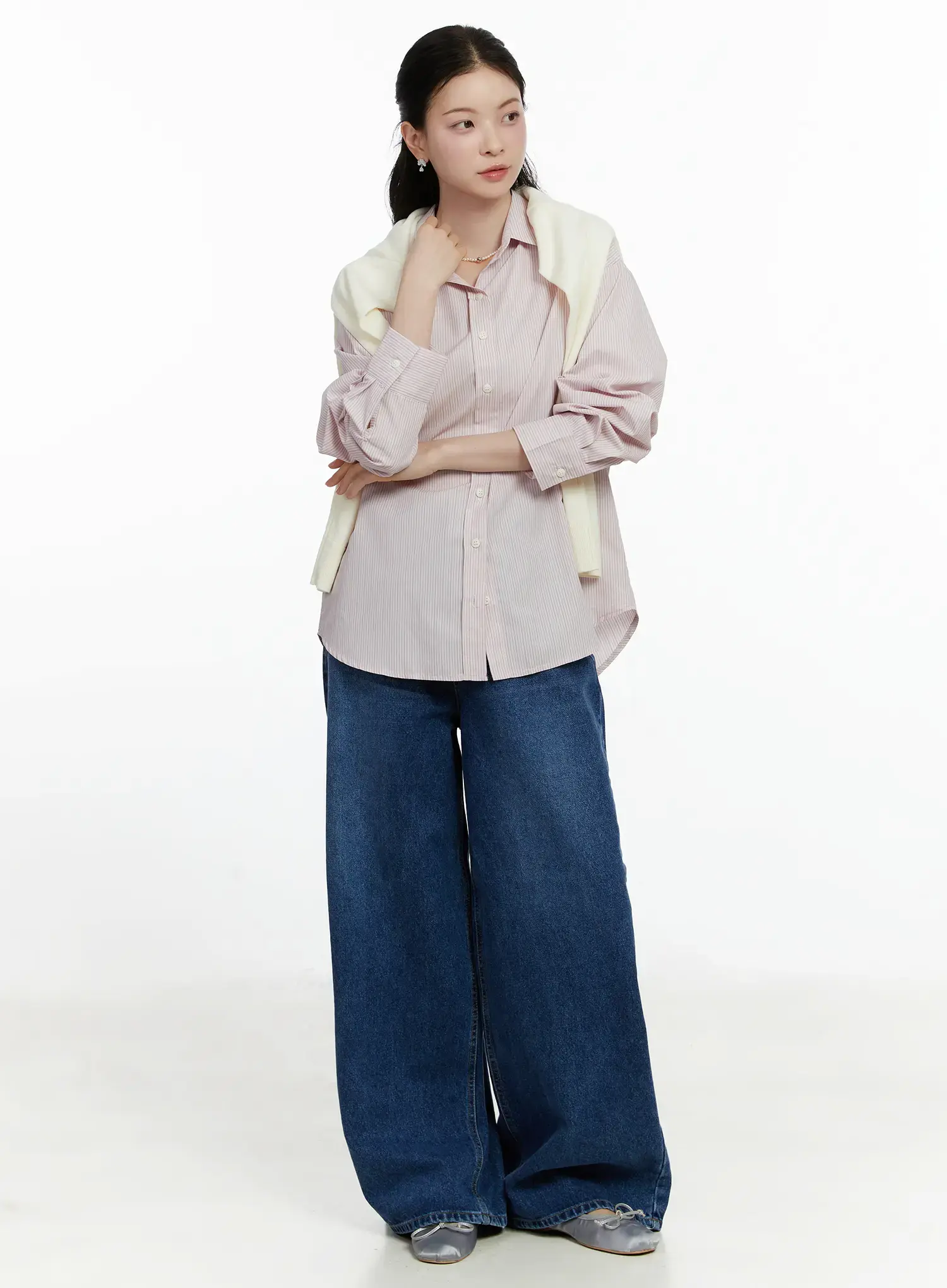 Alivia Casual Wide Leg Jeans F502