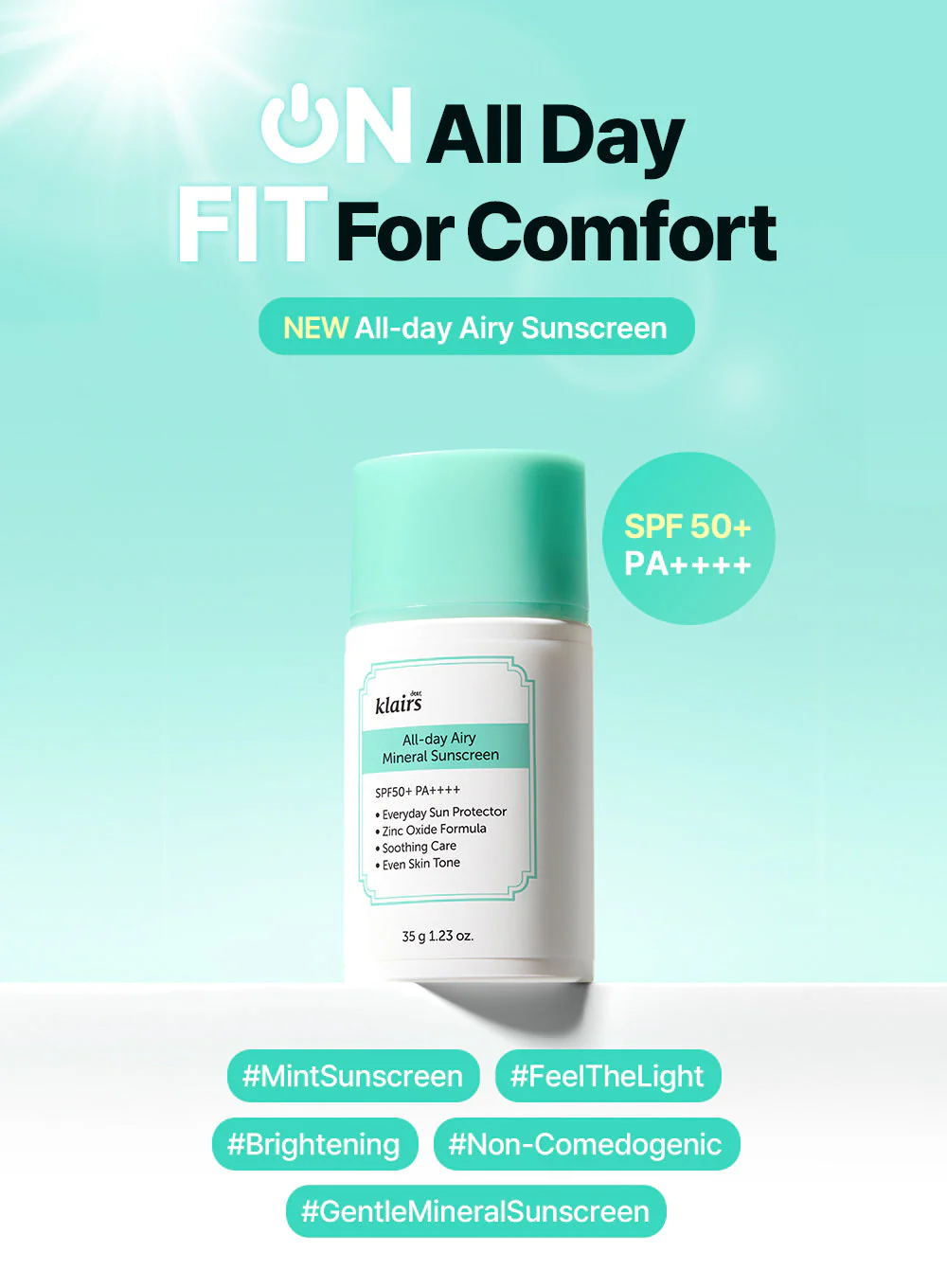 All-day Airy Mineral Sunscreen (35g) - Image 2