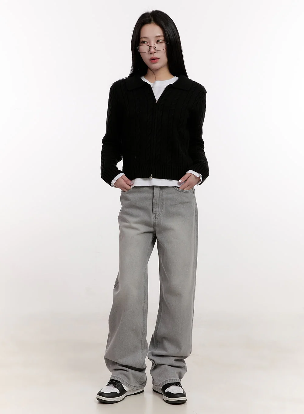 Ally Wide-Leg Jeans CJ531 - Image 2