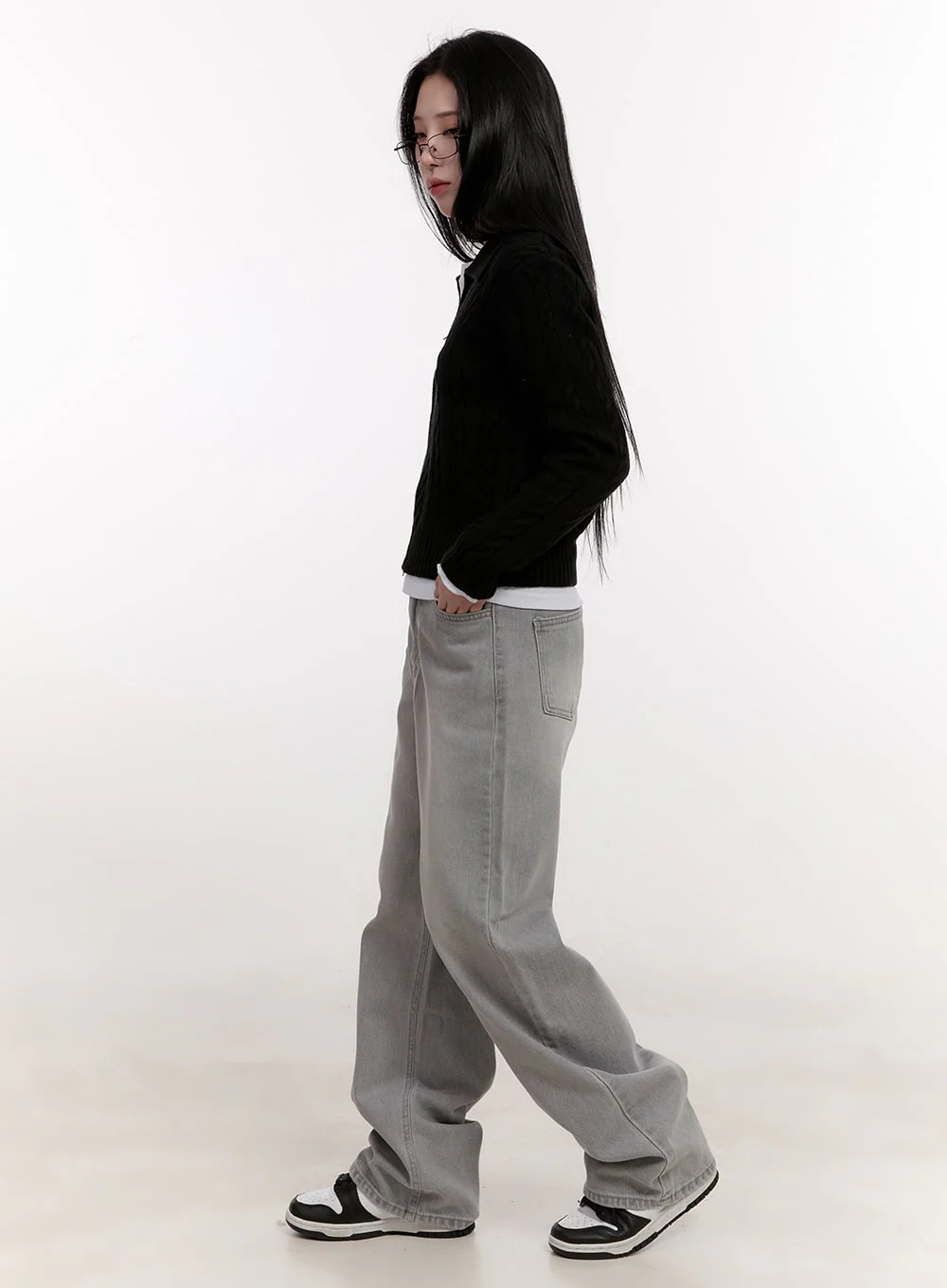 Ally Wide-Leg Jeans CJ531 - Image 3