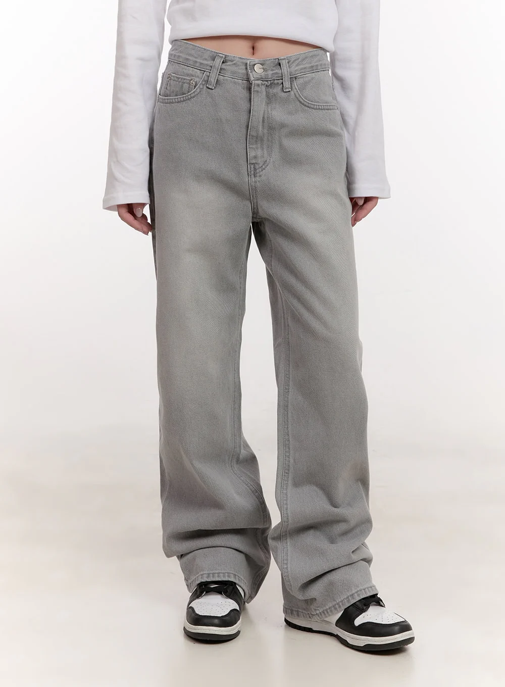 Ally Wide-Leg Jeans CJ531 - Image 8