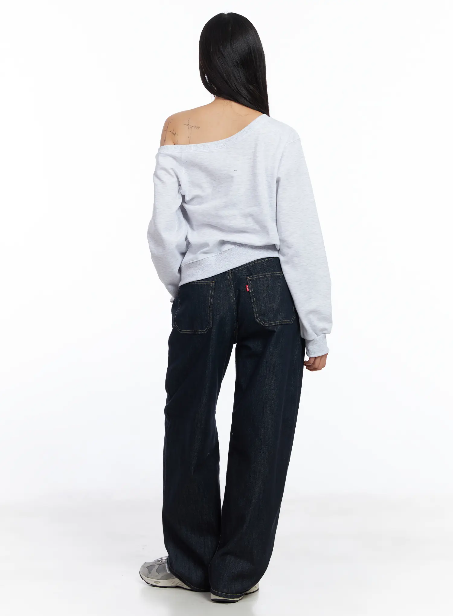 Amayah No-Fade Wide Leg Jeans CF504 - Image 8
