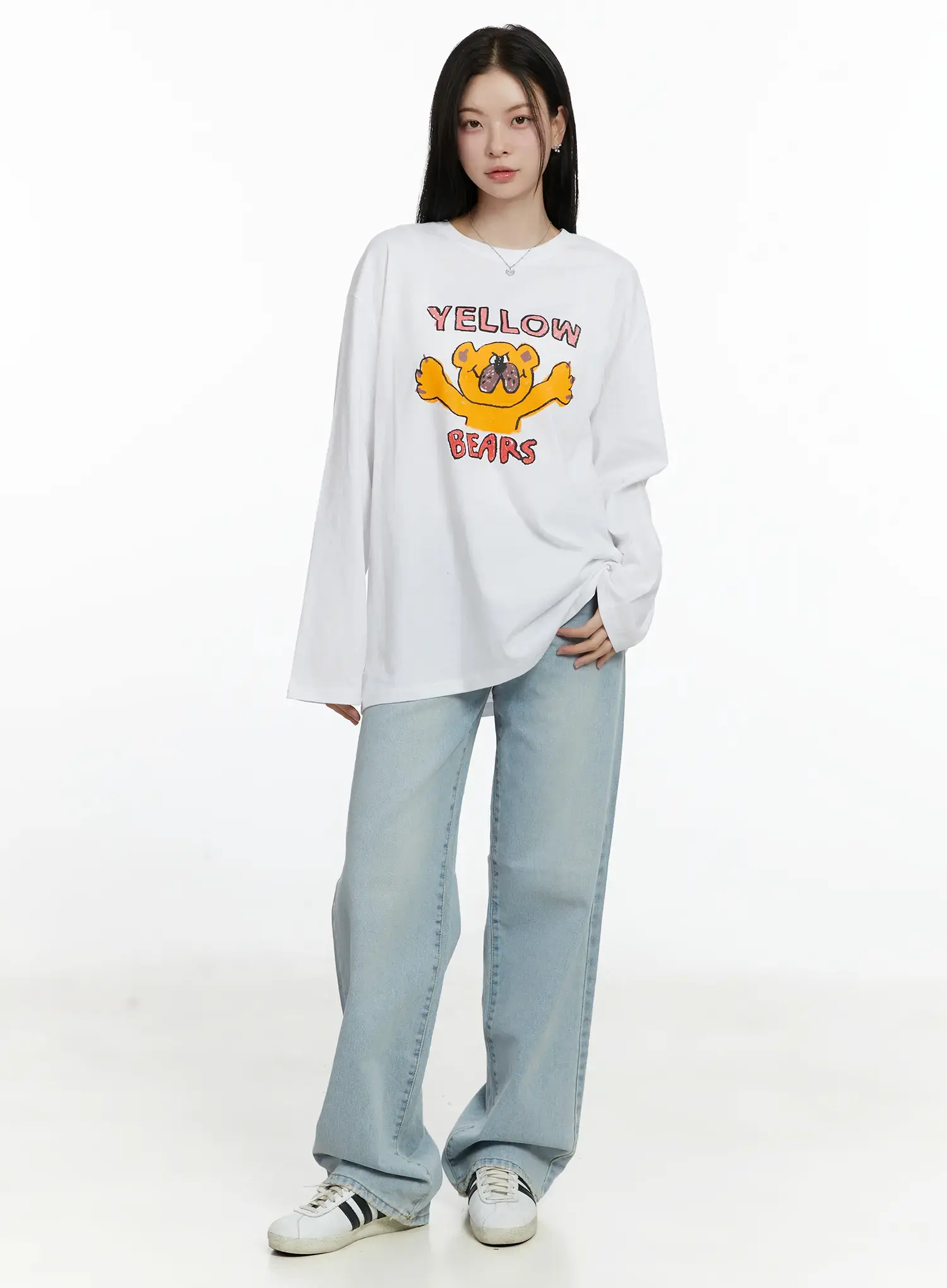 Andi Low Rise Wide Leg Jeans F502 - Image 3