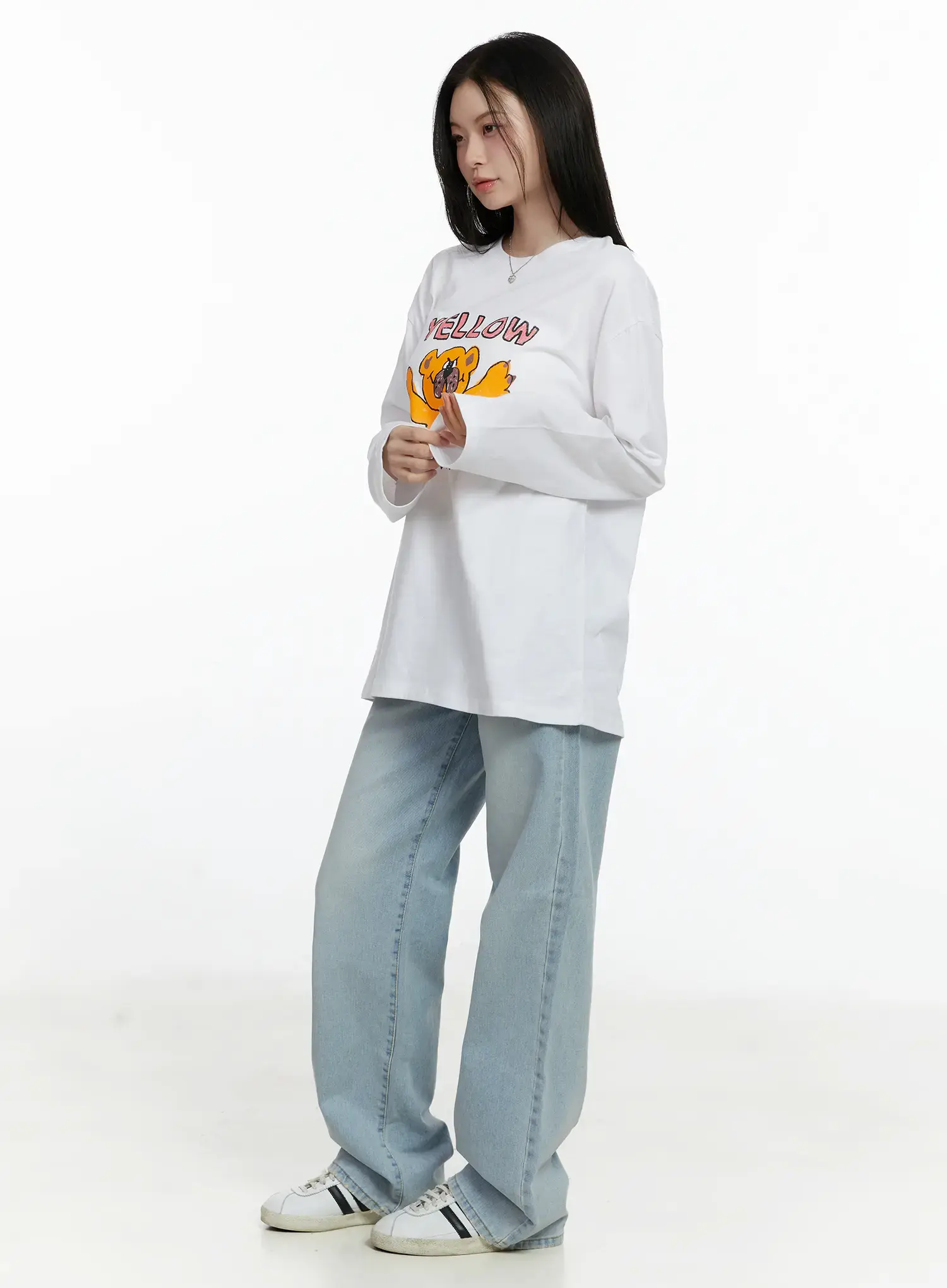 Andi Low Rise Wide Leg Jeans F502 - Image 6