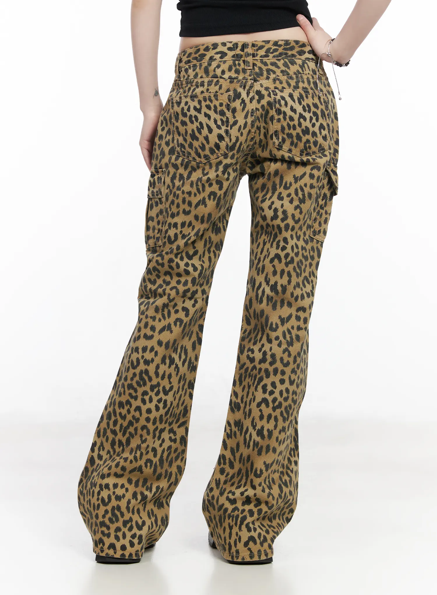 Animal Print Bootcut Pants CM526 - Image 6