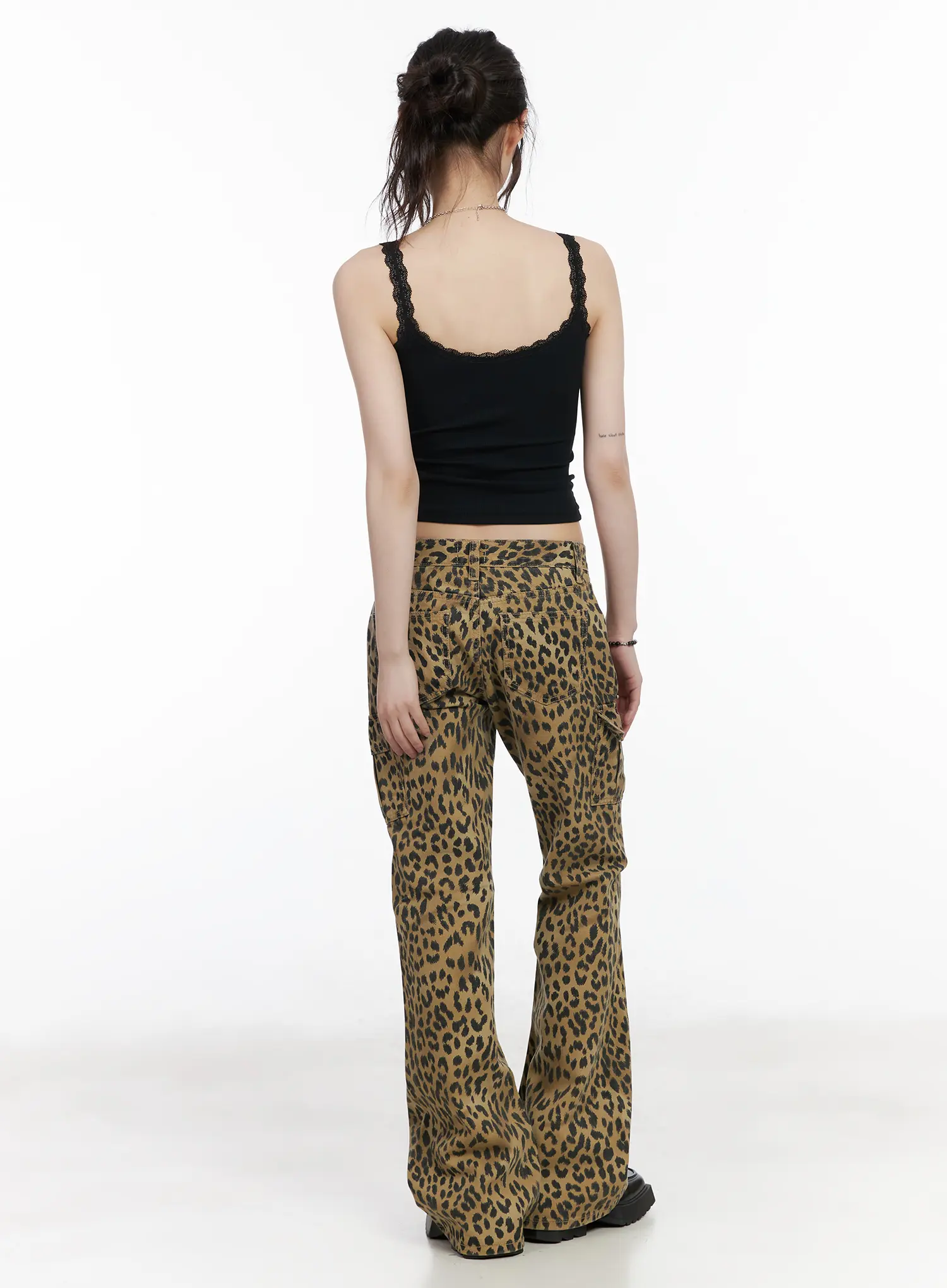 Animal Print Bootcut Pants CM526 - Image 7