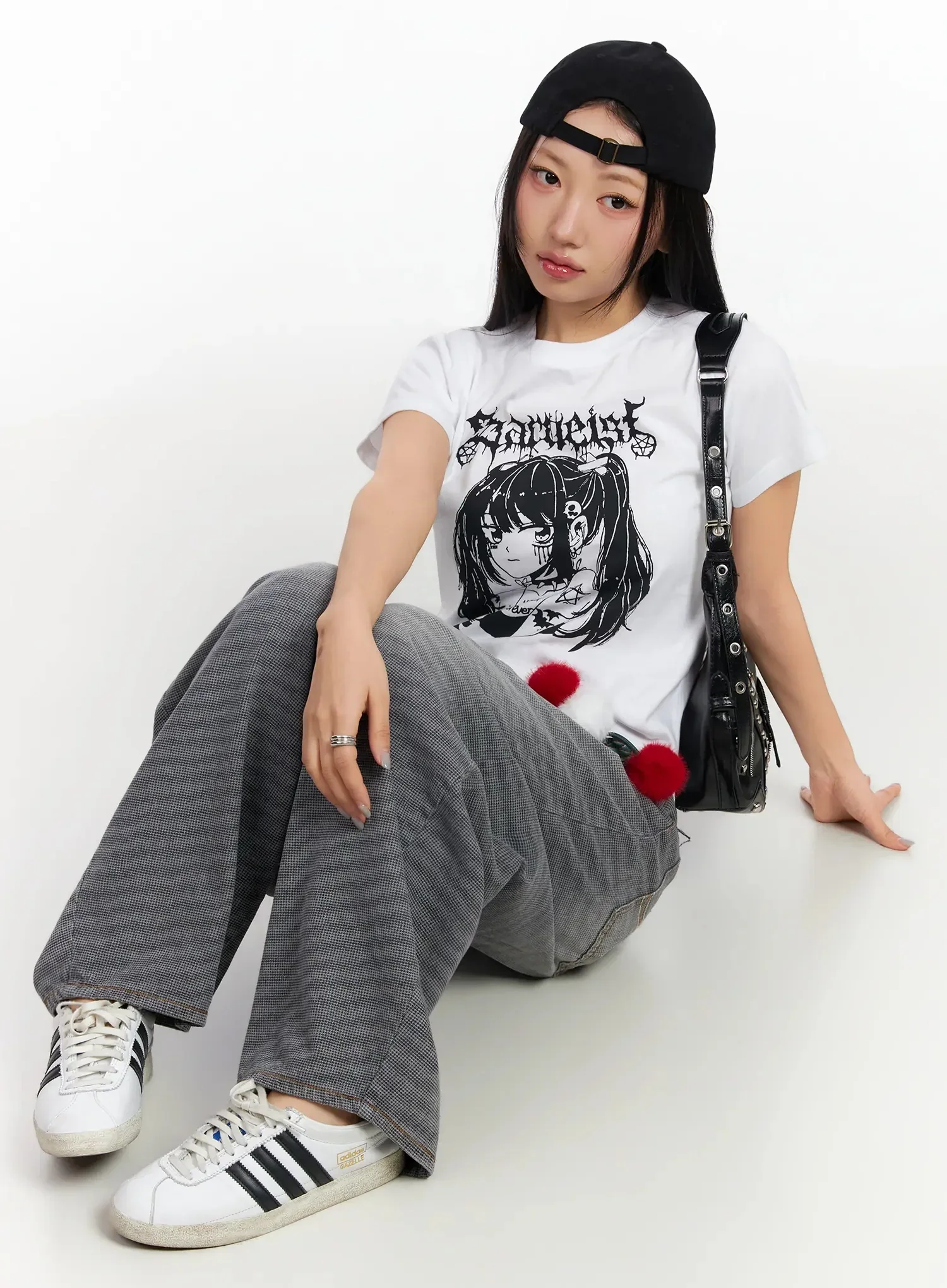 Anime Print Graphic T-Shirt CA513