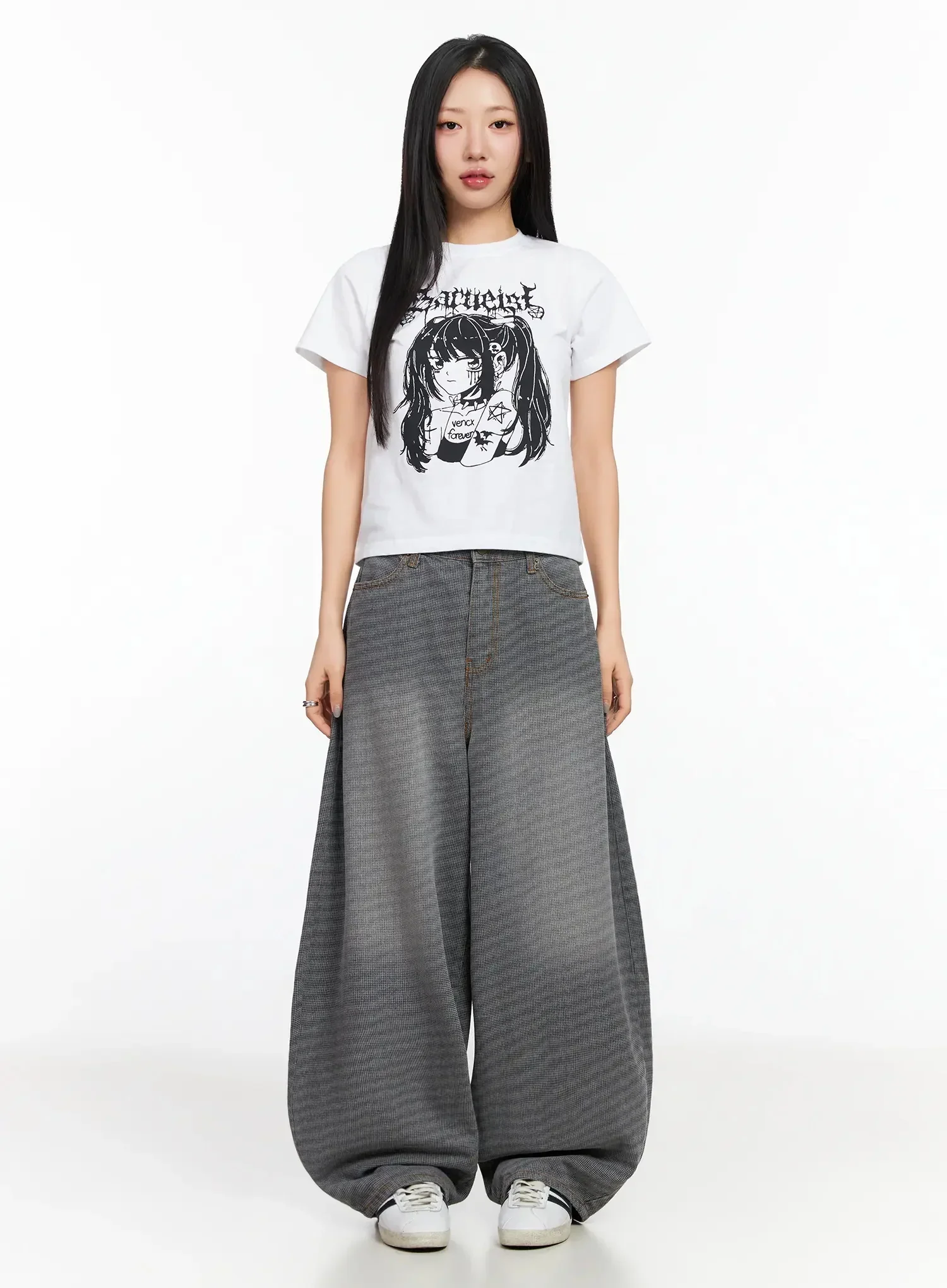 Anime Print Graphic T-Shirt CA513 - Image 11
