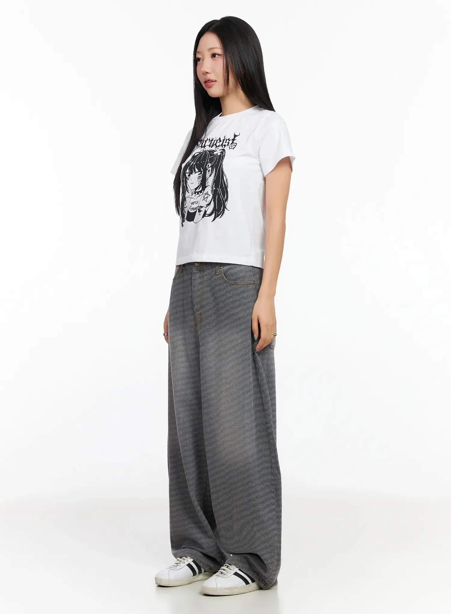 Anime Print Graphic T-Shirt CA513 - Image 12