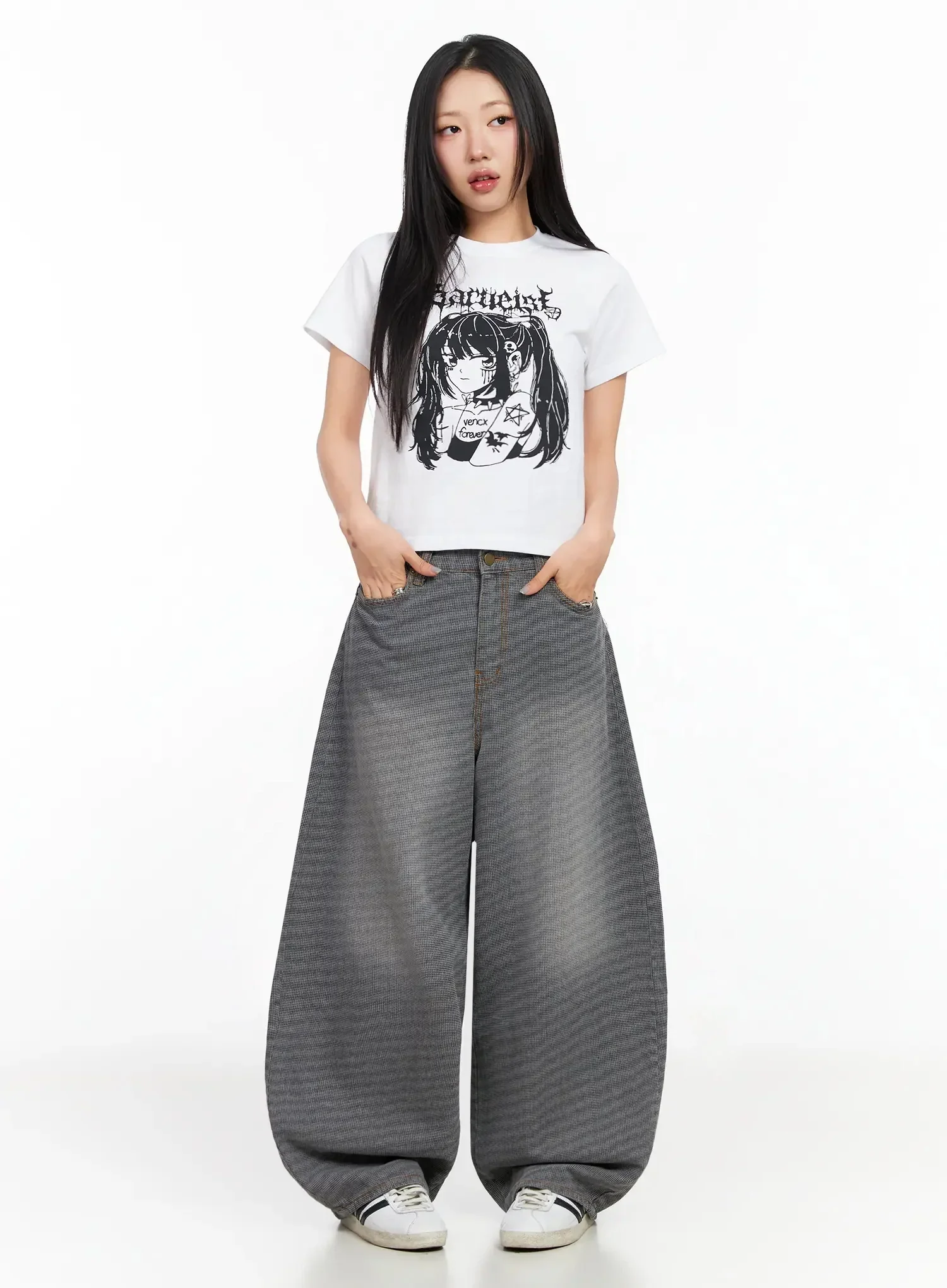 Anime Print Graphic T-Shirt CA513 - Image 6