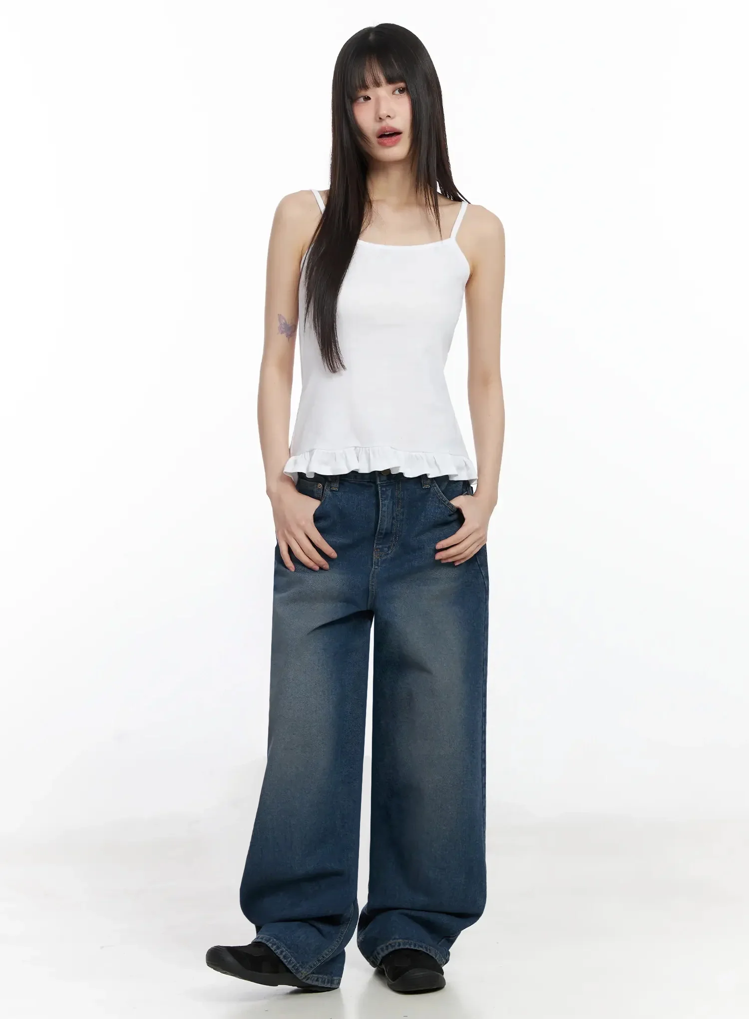 Annika Low-Rise Baggy Jeans F517 - Image 3