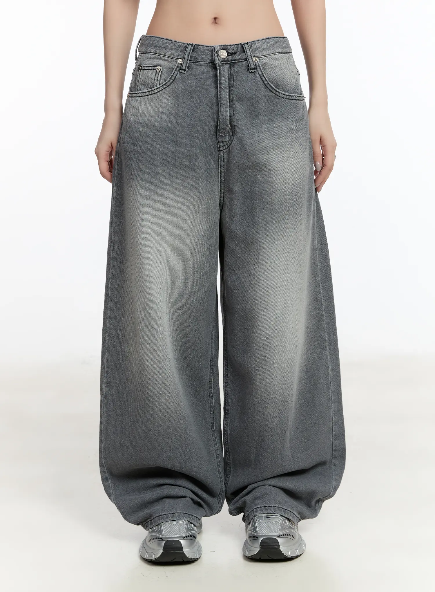 Armani Washed Wide Leg Jeans CM511 - Image 10