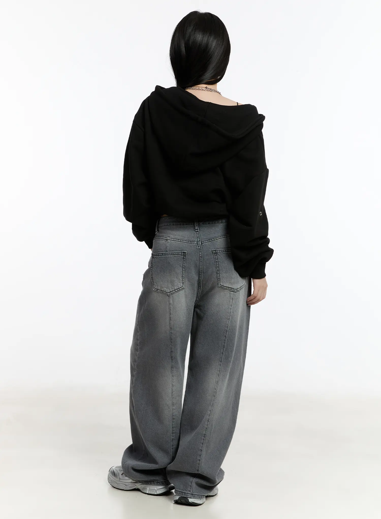 Armani Washed Wide Leg Jeans CM511 - Image 2