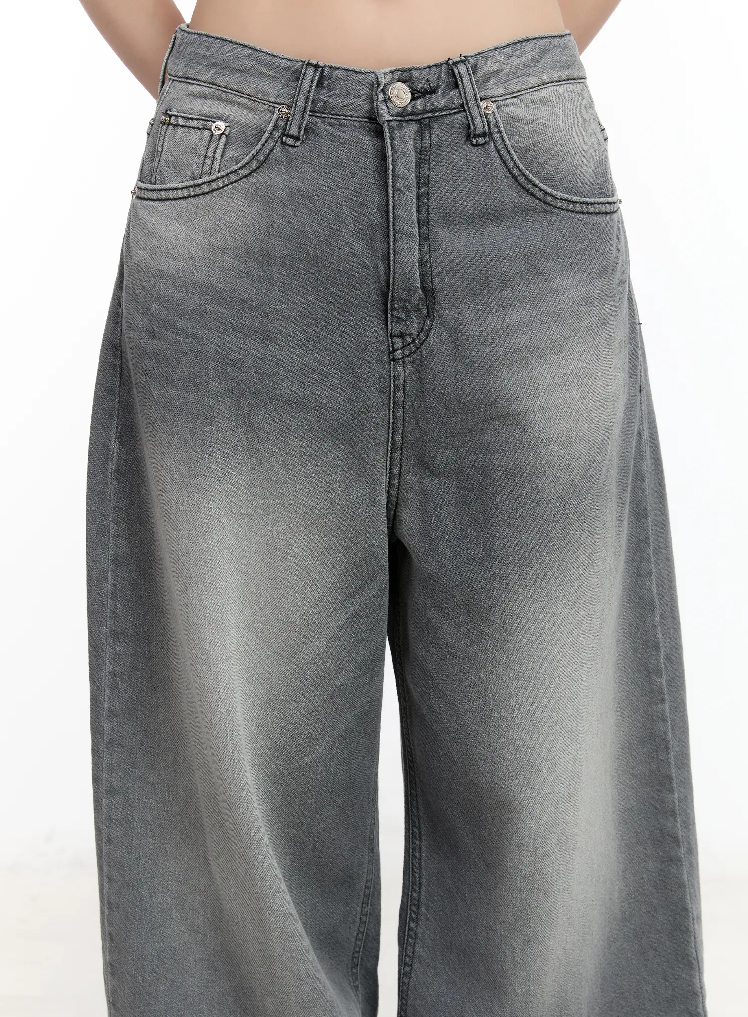 Armani Washed Wide Leg Jeans CM511 - Image 8