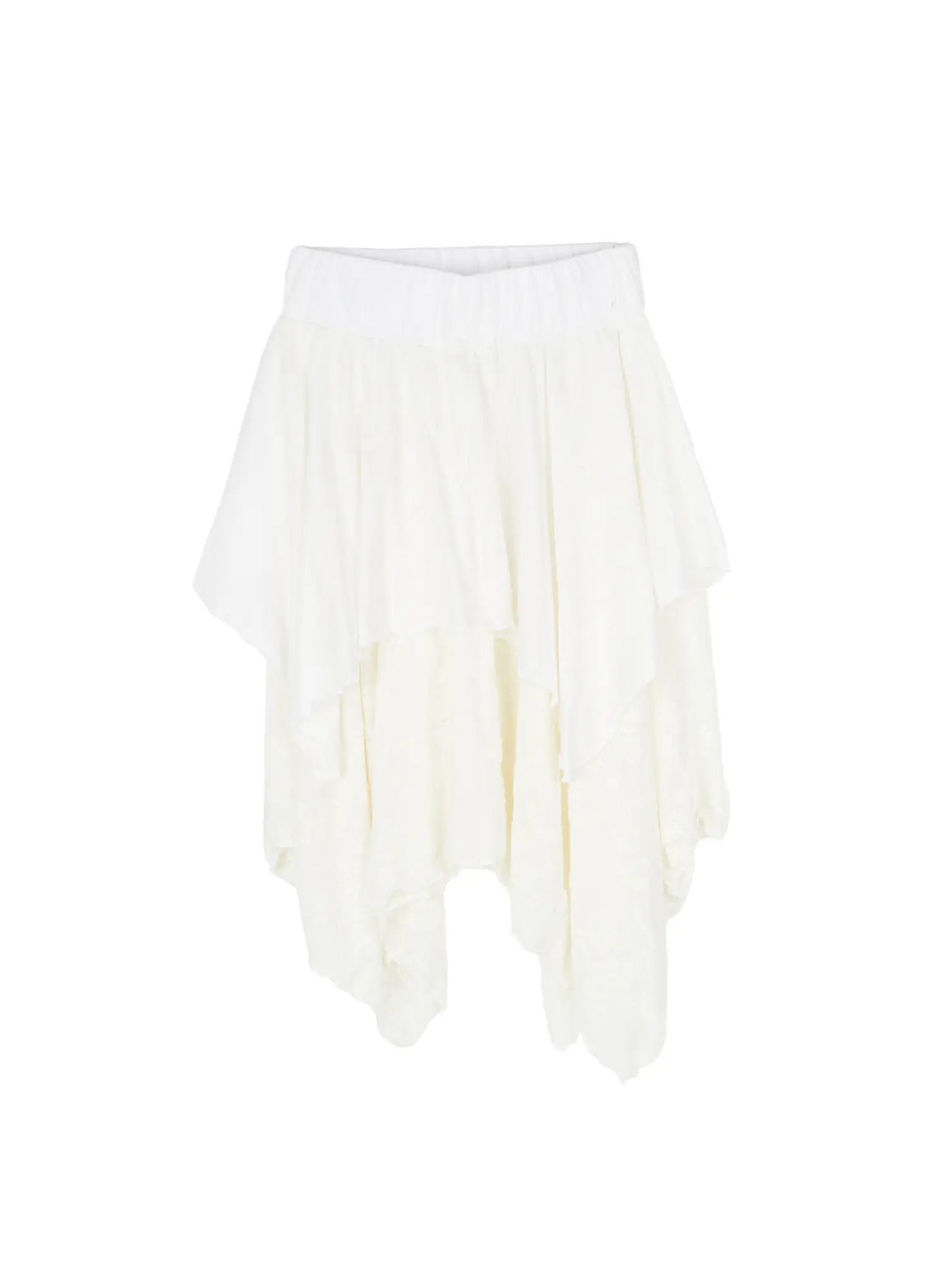 Asymmetric Floral Midi Skirt CY513 - Image 10