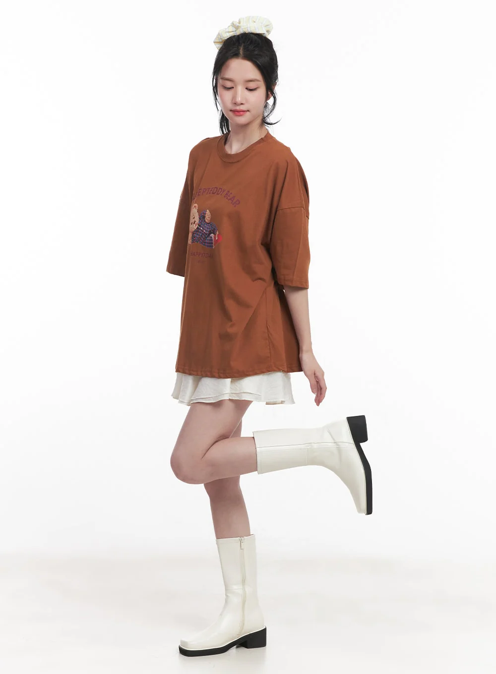 Asymmetric Frill Flair Mini Skirt CY526 - Image 5
