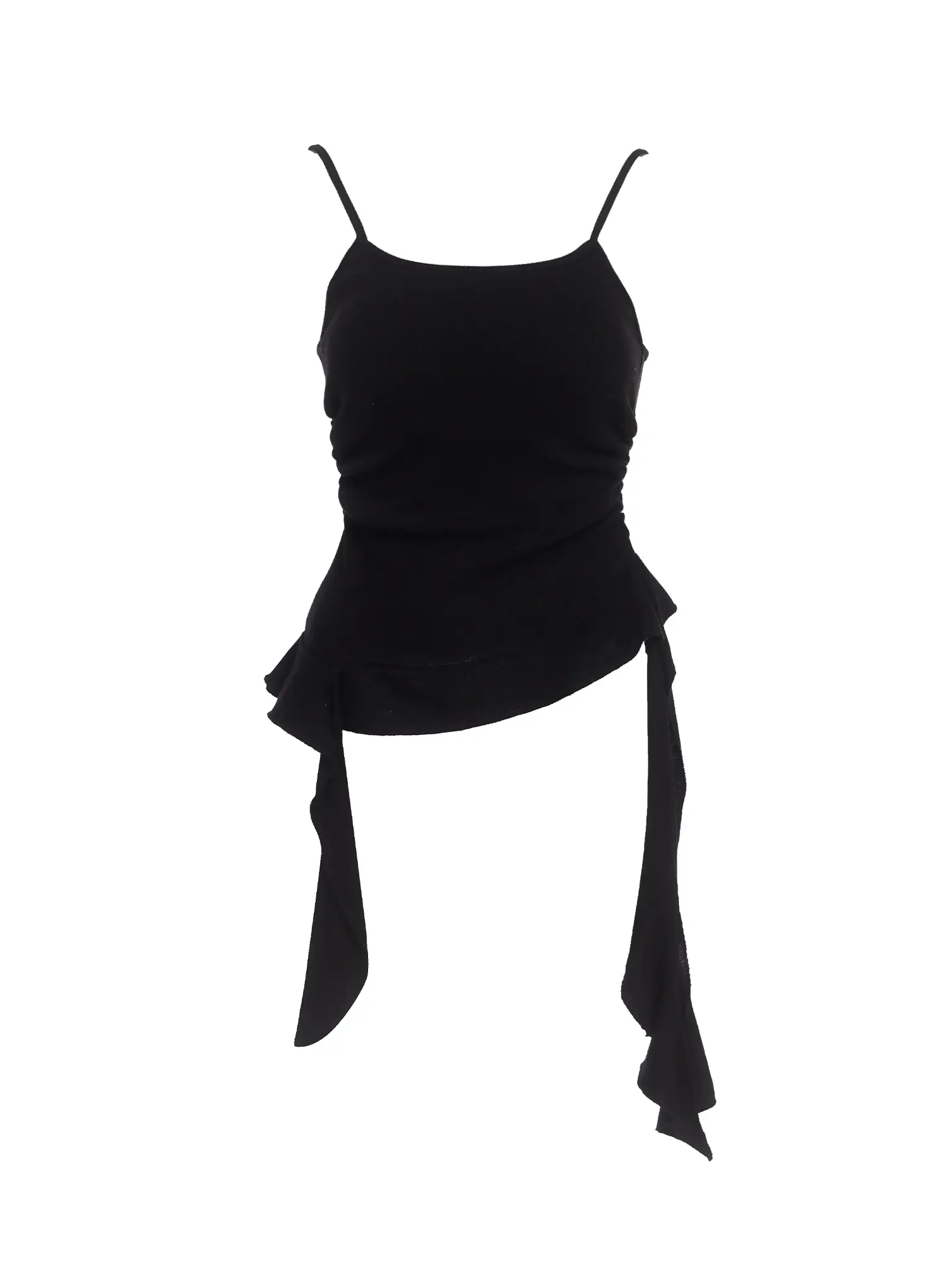 Asymmetric Frill Long Tank Top IC503 - Image 6