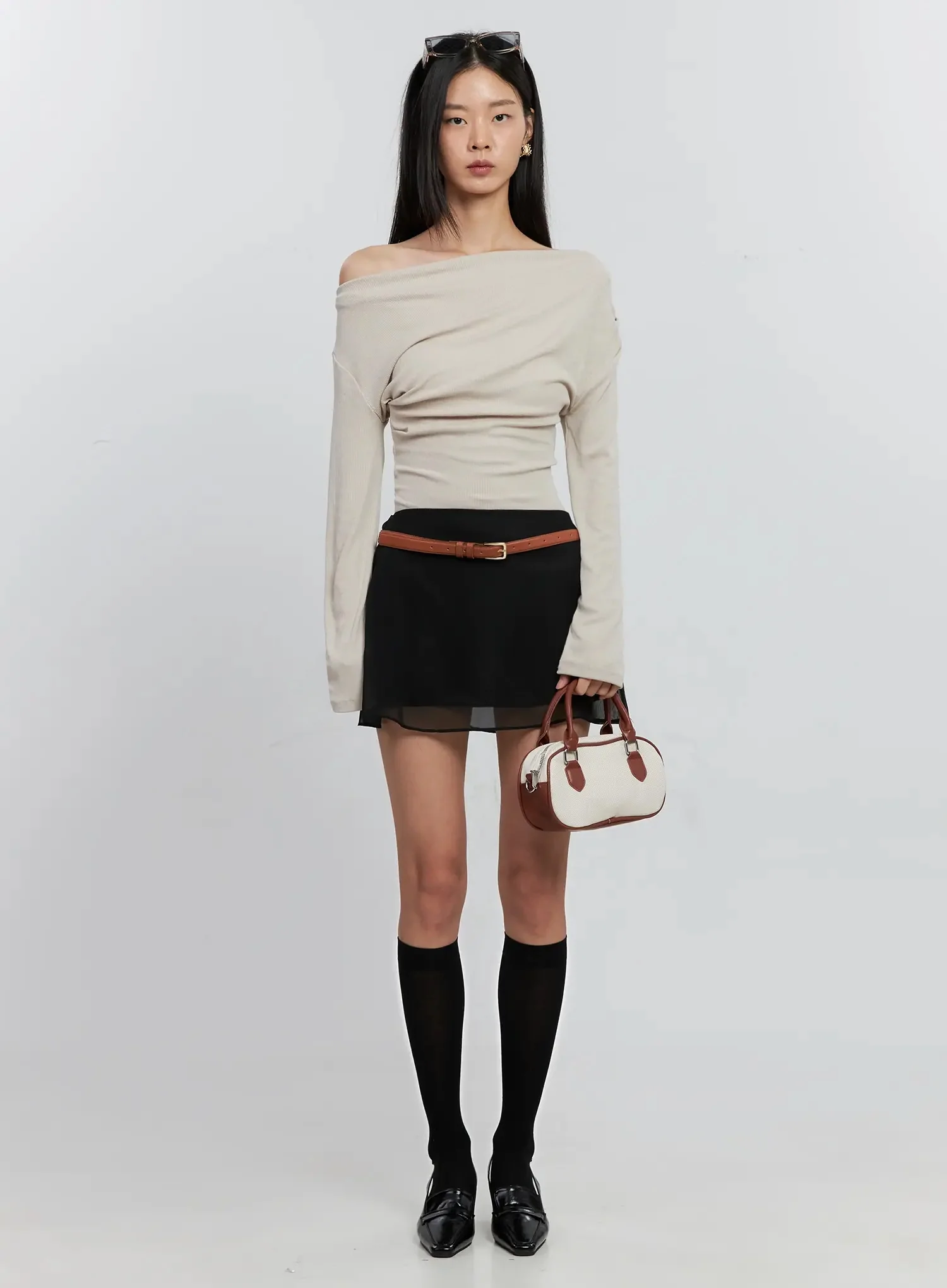 Asymmetric Long Sleeve Top IS516 - Image 29