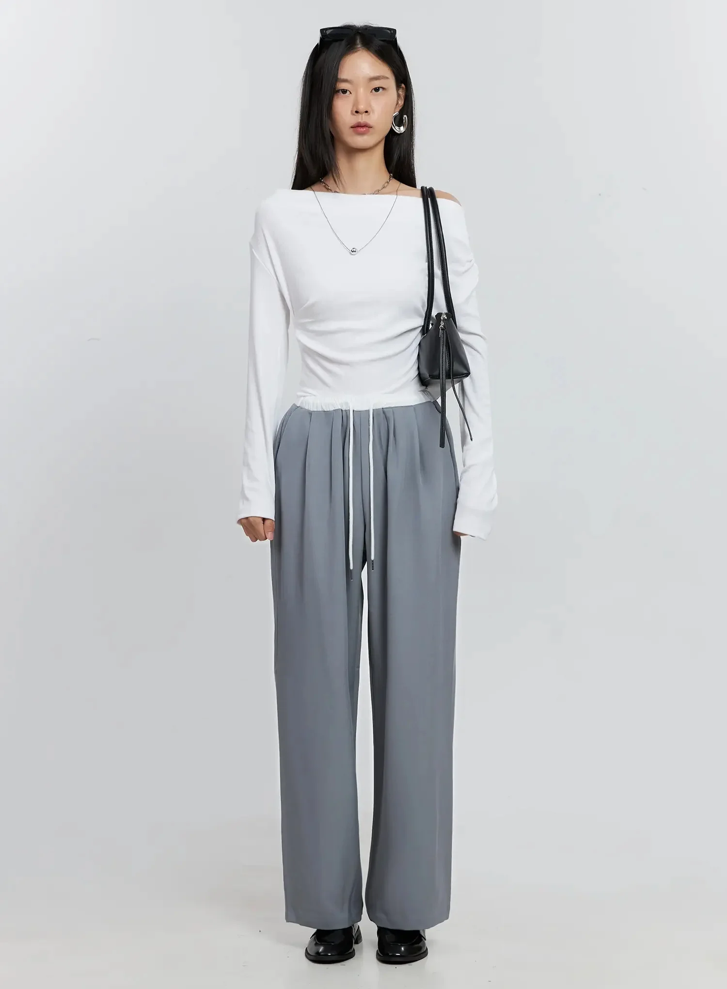 Asymmetric Long Sleeve Top IS516 - Image 30