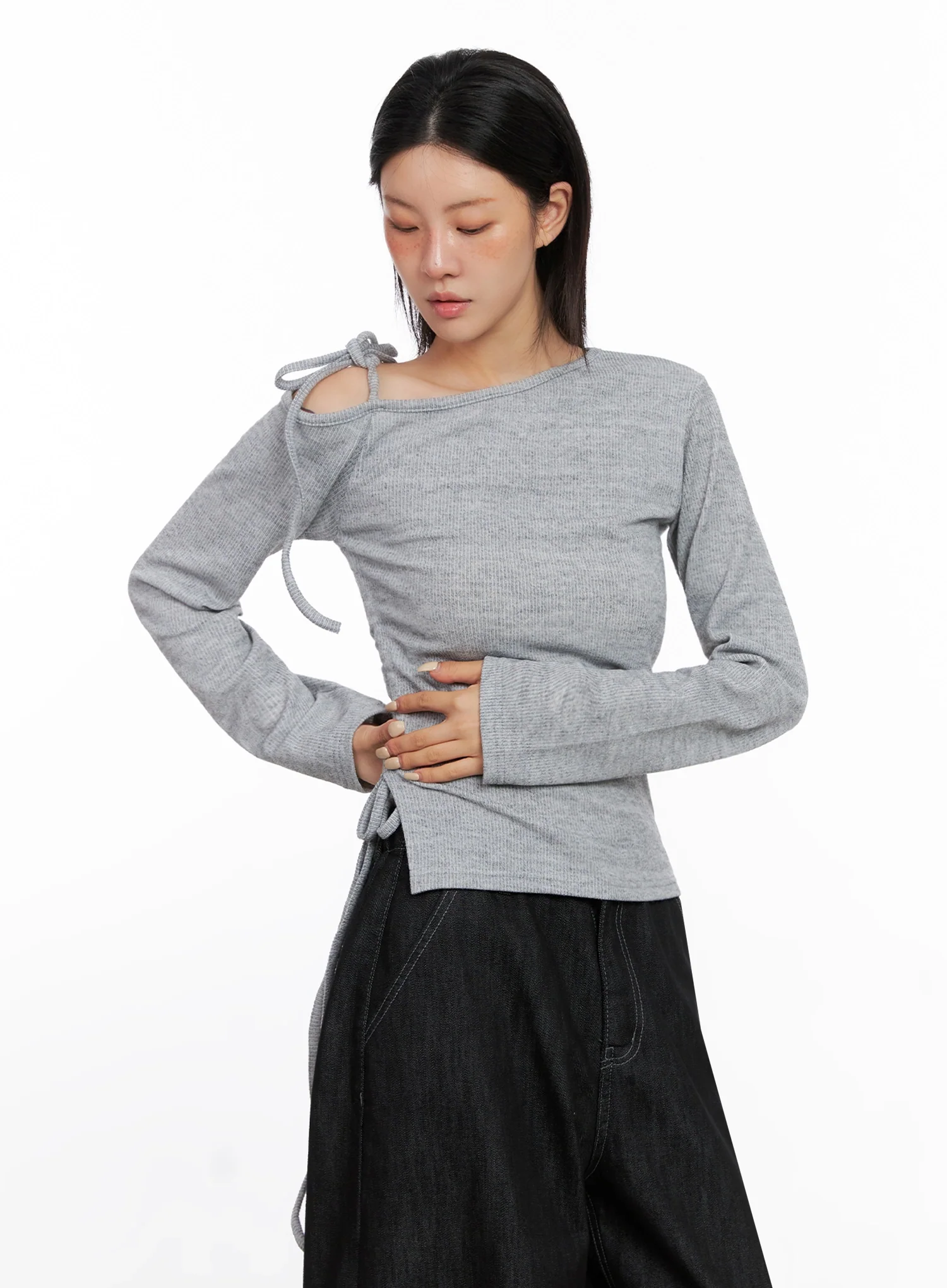 Asymmetric String Tie Top IS515 - Image 4