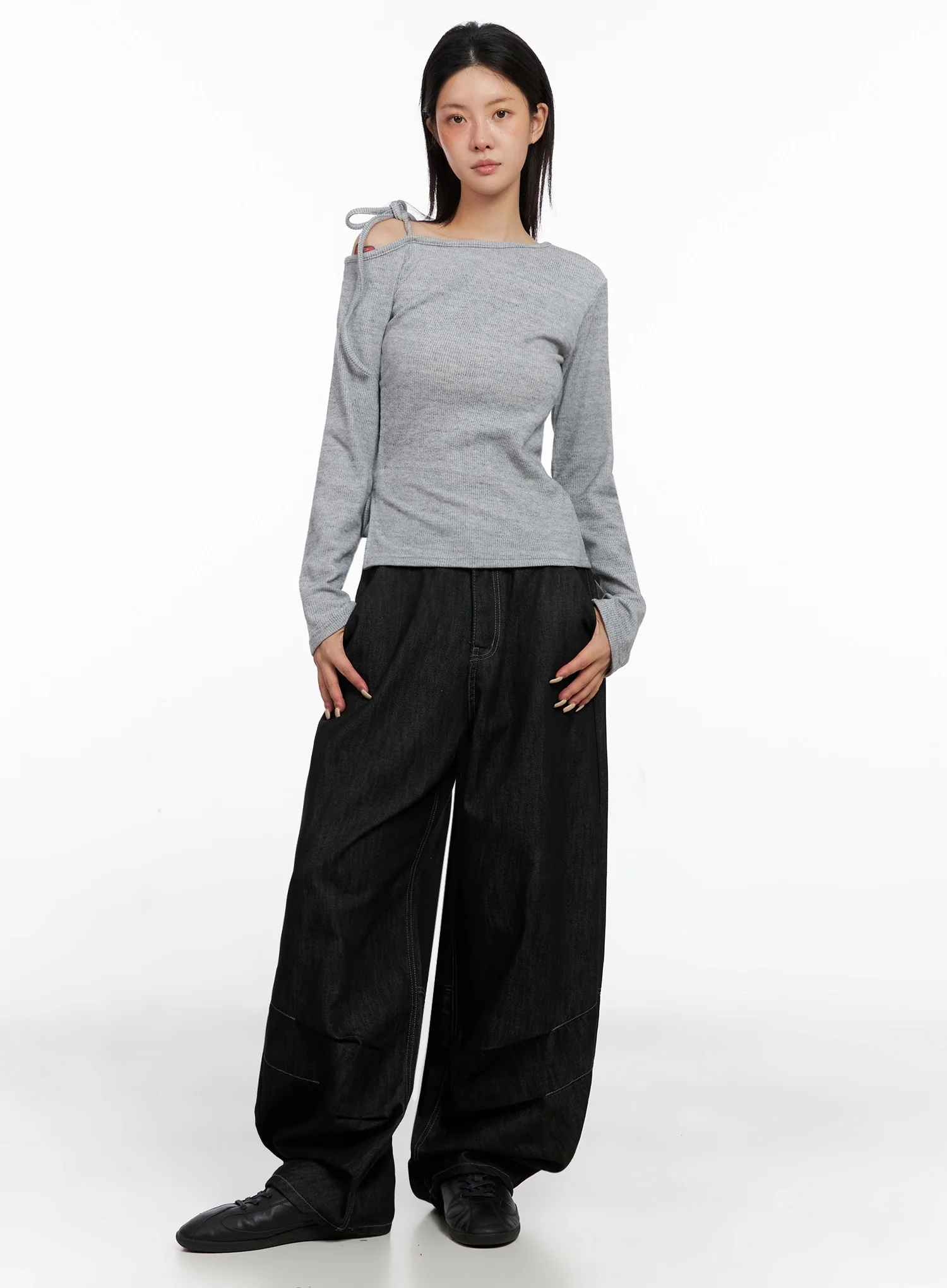 Asymmetric String Tie Top IS515 - Image 7