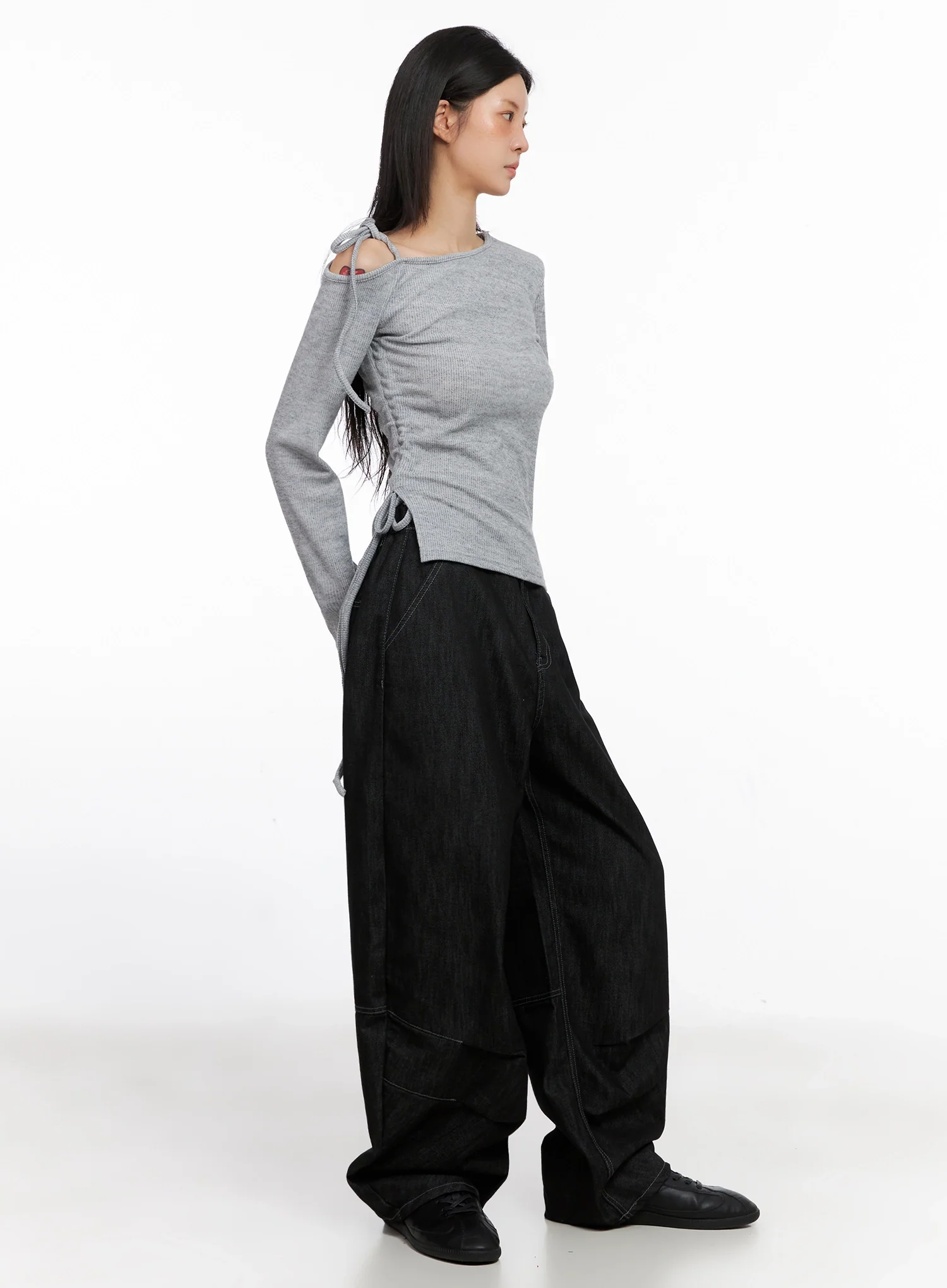 Asymmetric String Tie Top IS515 - Image 8