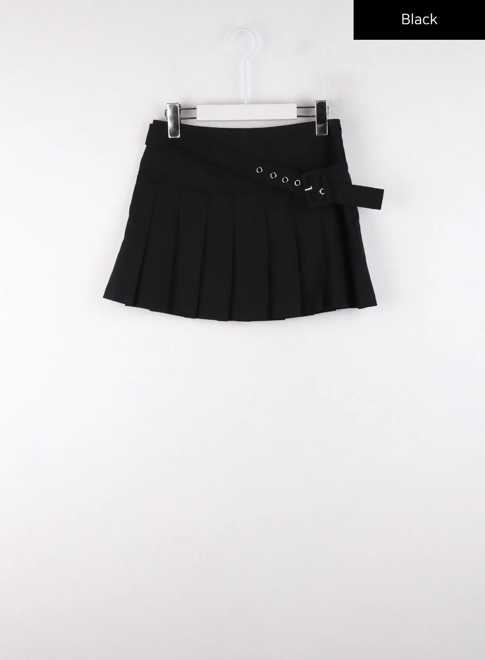 Asymmetrical Belt Pleated Mini Skirt CD308 - Image 11