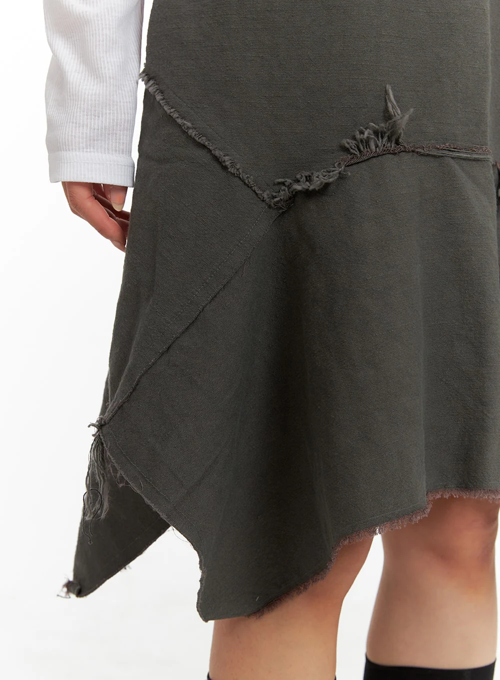 Asymmetrical Flare Sleeveless Dress CA404 - Image 6