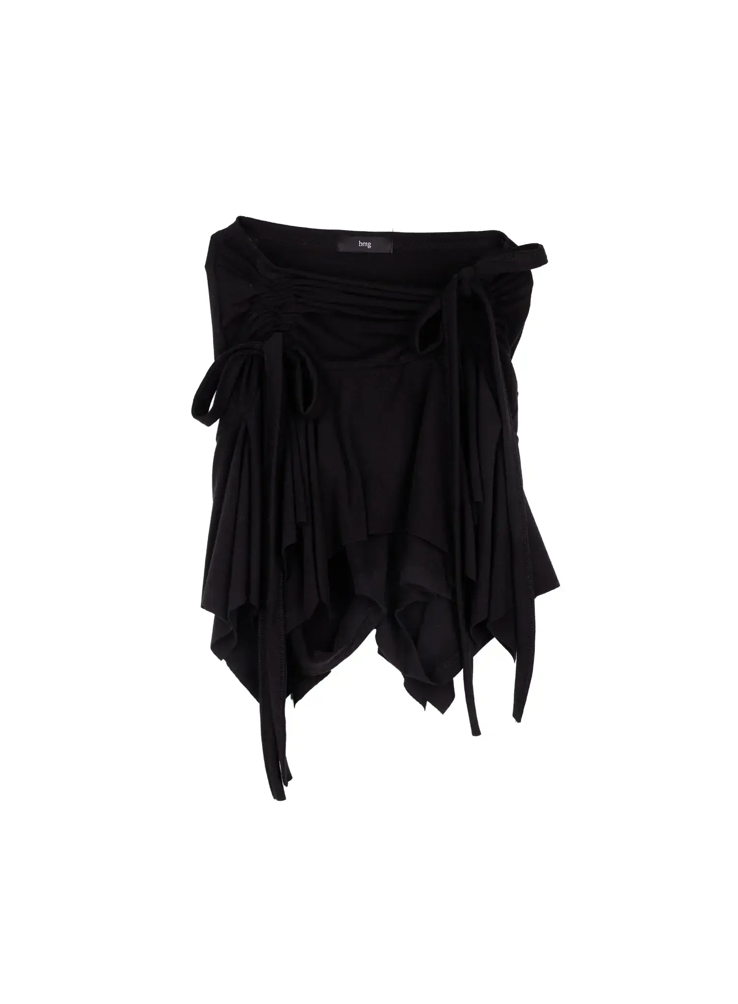 Asymmetrical Ruched Flared Mini Skirt CJ522 - Image 10