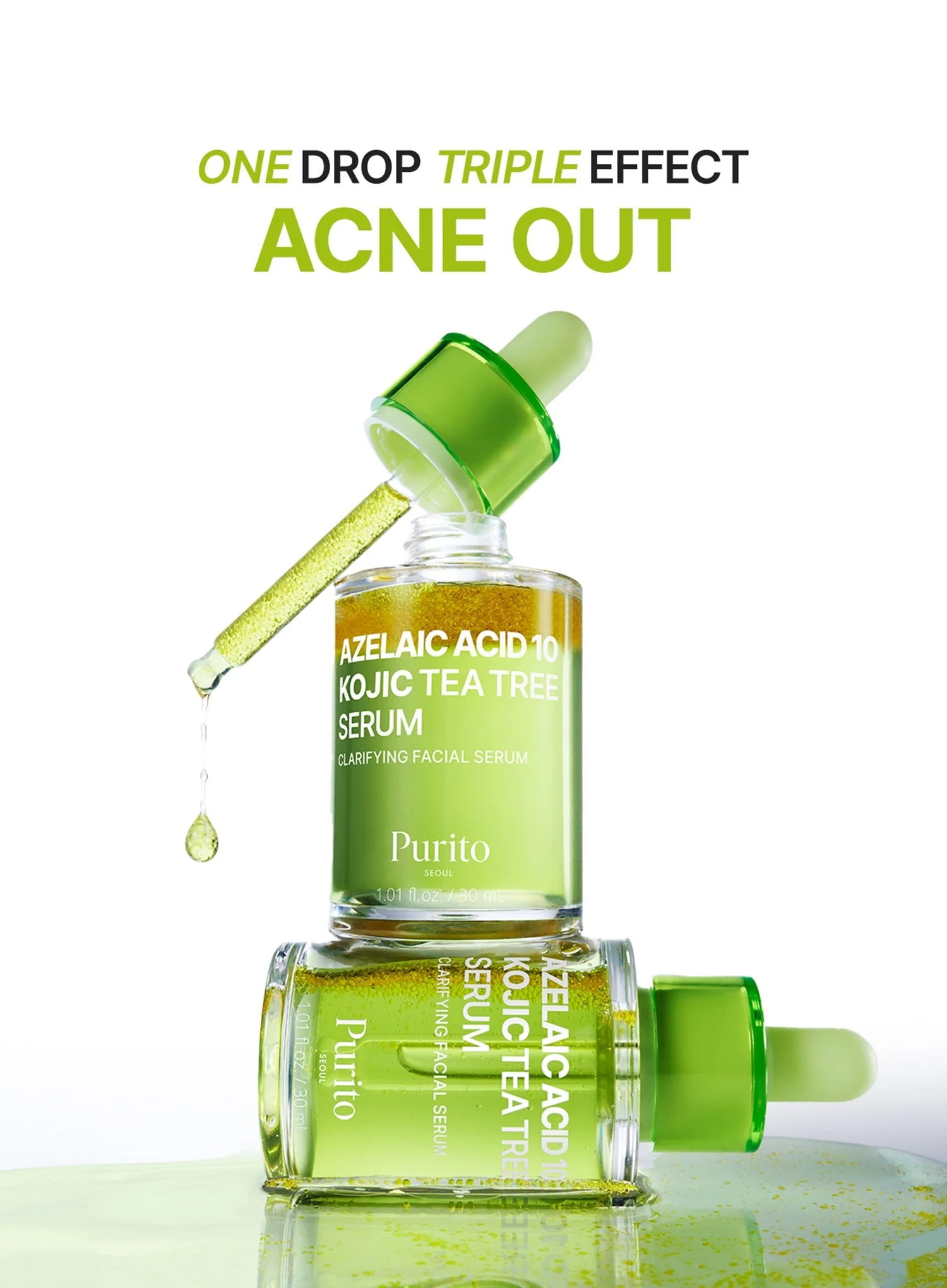 Azelaic Acid 10 Kojic Tea Tree Serum (30ml) - Image 5