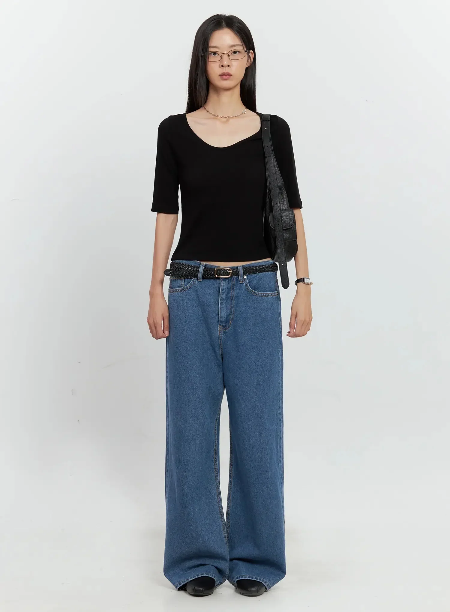 Basic 3/4-Sleeve Top IL528 - Image 18