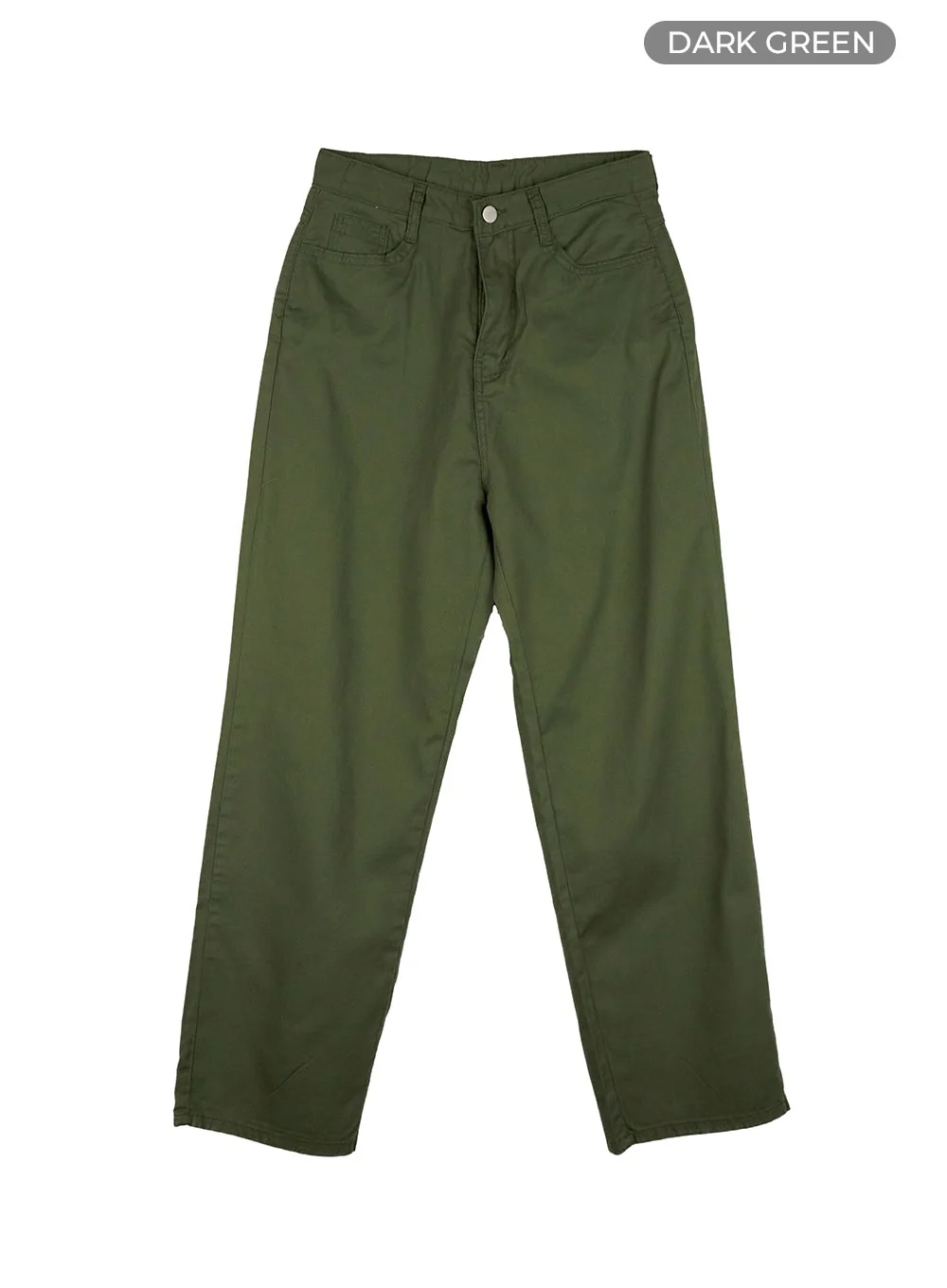 Basic Cotton Straight Leg Pants OY424 - Image 8