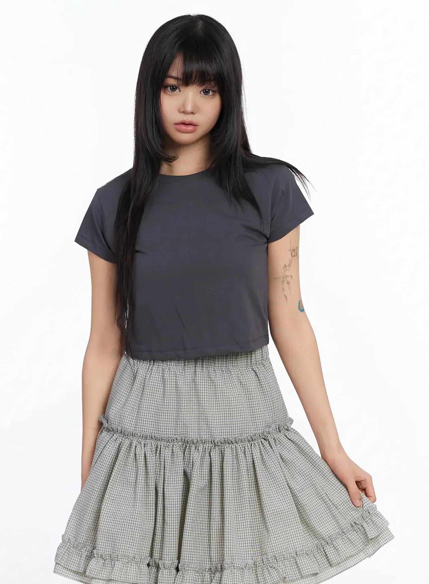 Basic Crop Tee IA523 - Image 2