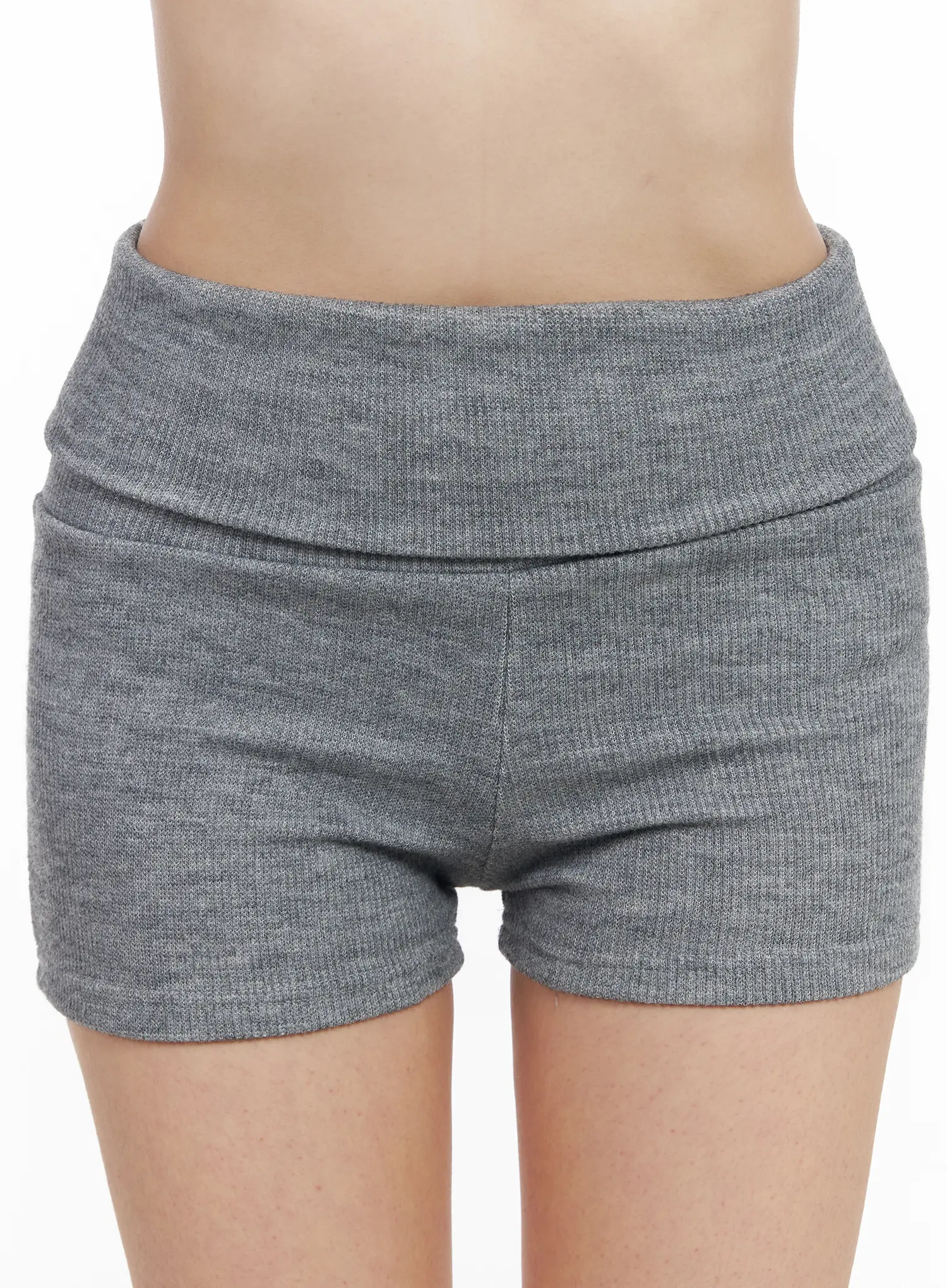 Basic Foldover High-Waisted Shorts CM513 - Image 8