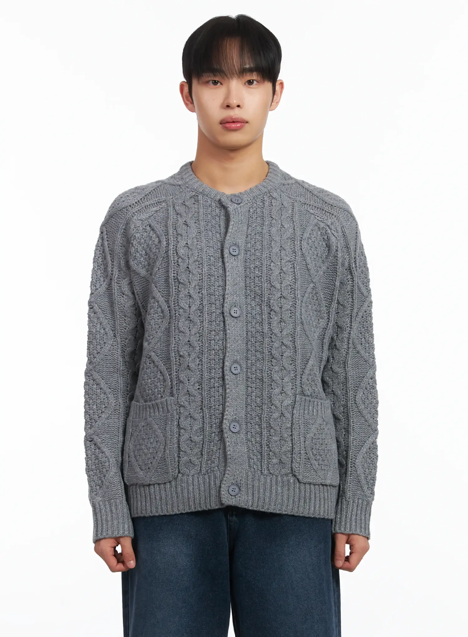 Basic Knit Wool Button Cardigan ID515 - Image 9