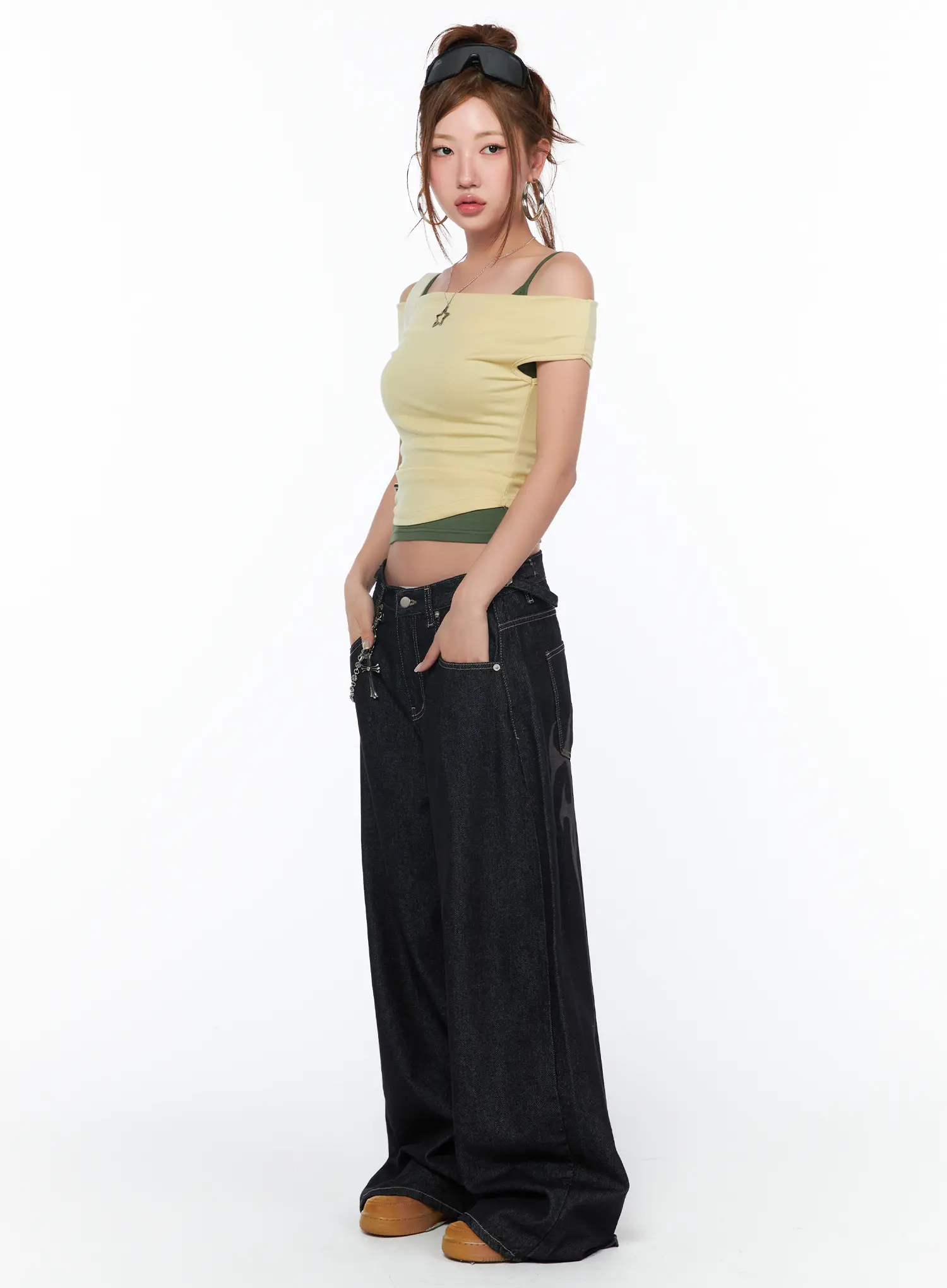 Basic Off-Shoulder Top CA515 - Image 7