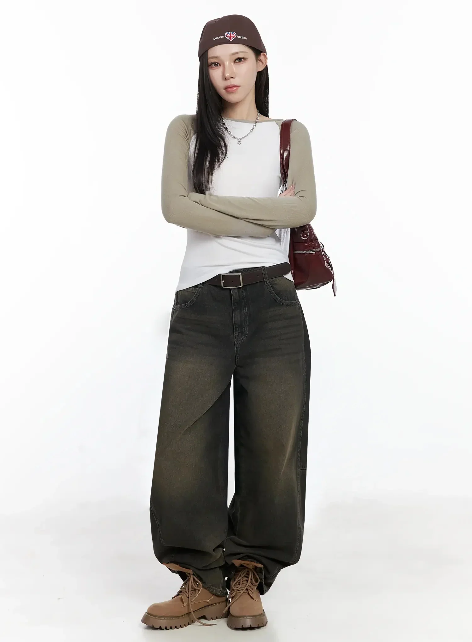 Basic Raglan Long Sleeve Top IJ528 - Image 11