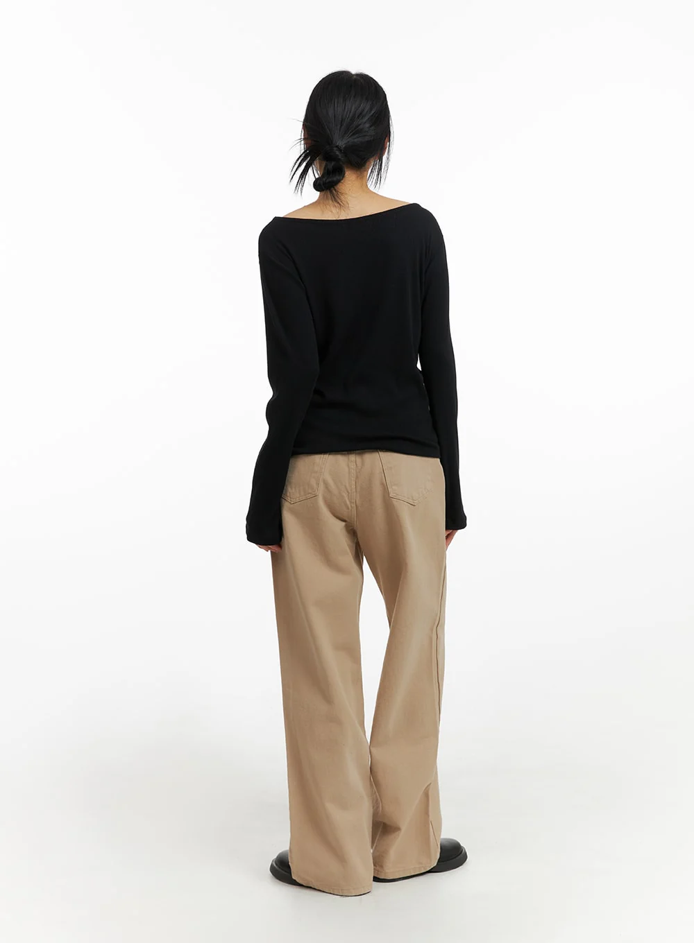 Basic Round Neck Long Sleeve IM414 - Image 6