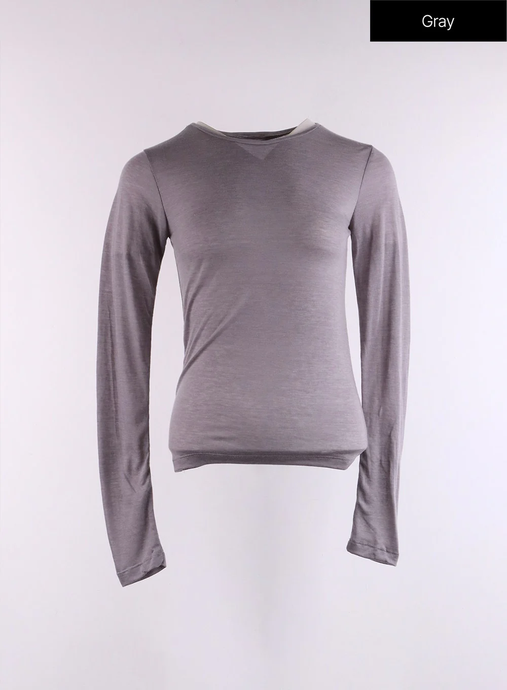 Basic Round Neck Slim Fit Top CJ431 - Image 13