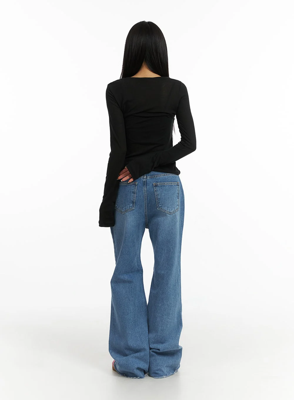 Basic Round Neck Slim Fit Top CJ431 - Image 7