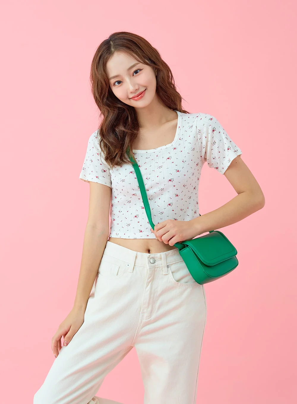 Basic Semi Wide Cotten Pants BG04 - Image 10