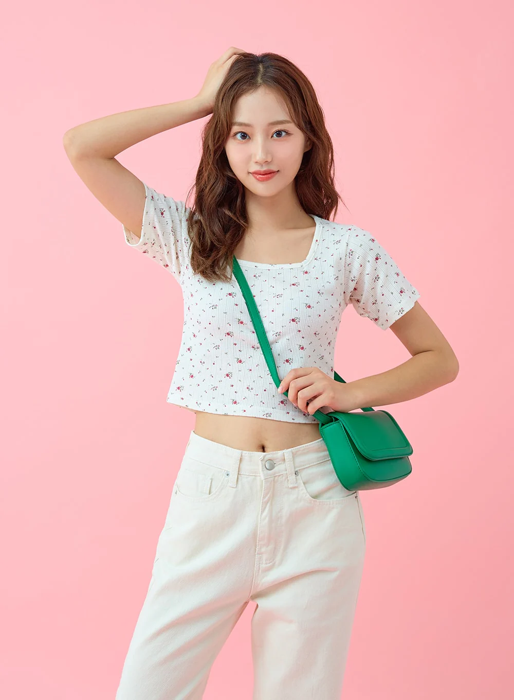 Basic Semi Wide Cotten Pants BG04 - Image 12
