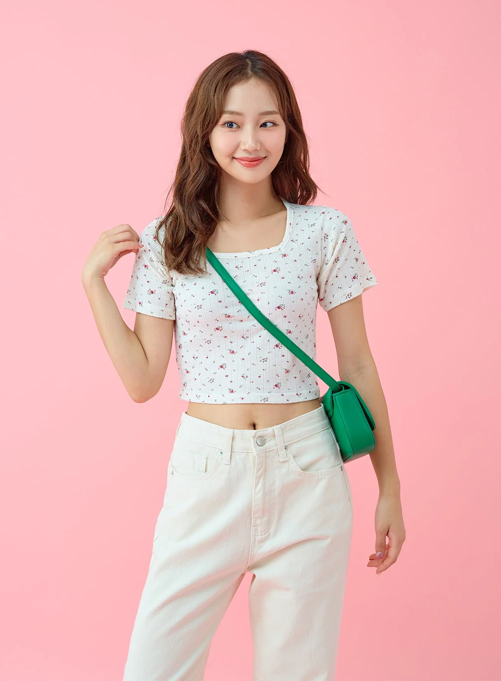 Basic Semi Wide Cotten Pants BG04 - Image 13